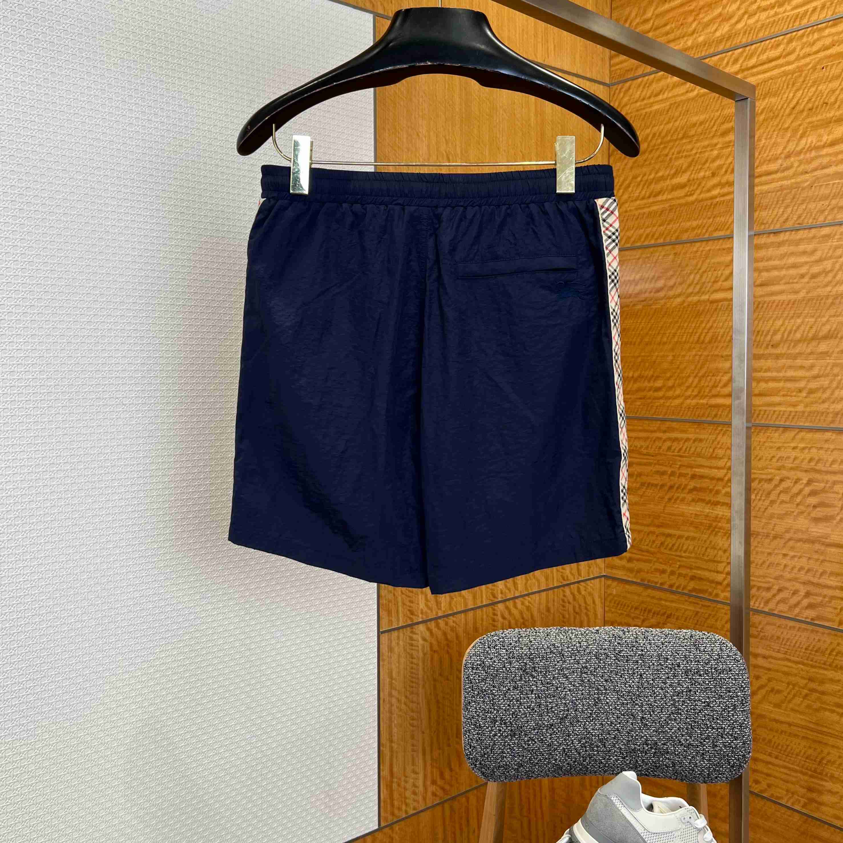 Burberry Check Trim Swim Shorts - FashionPlug