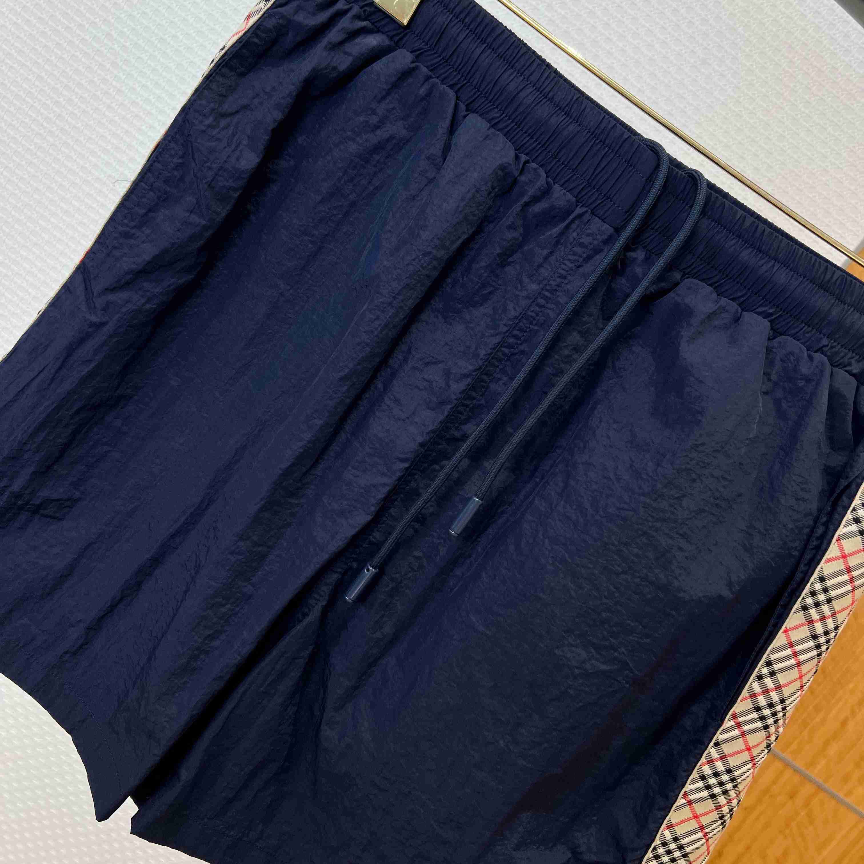 Burberry Check Trim Swim Shorts - FashionPlug