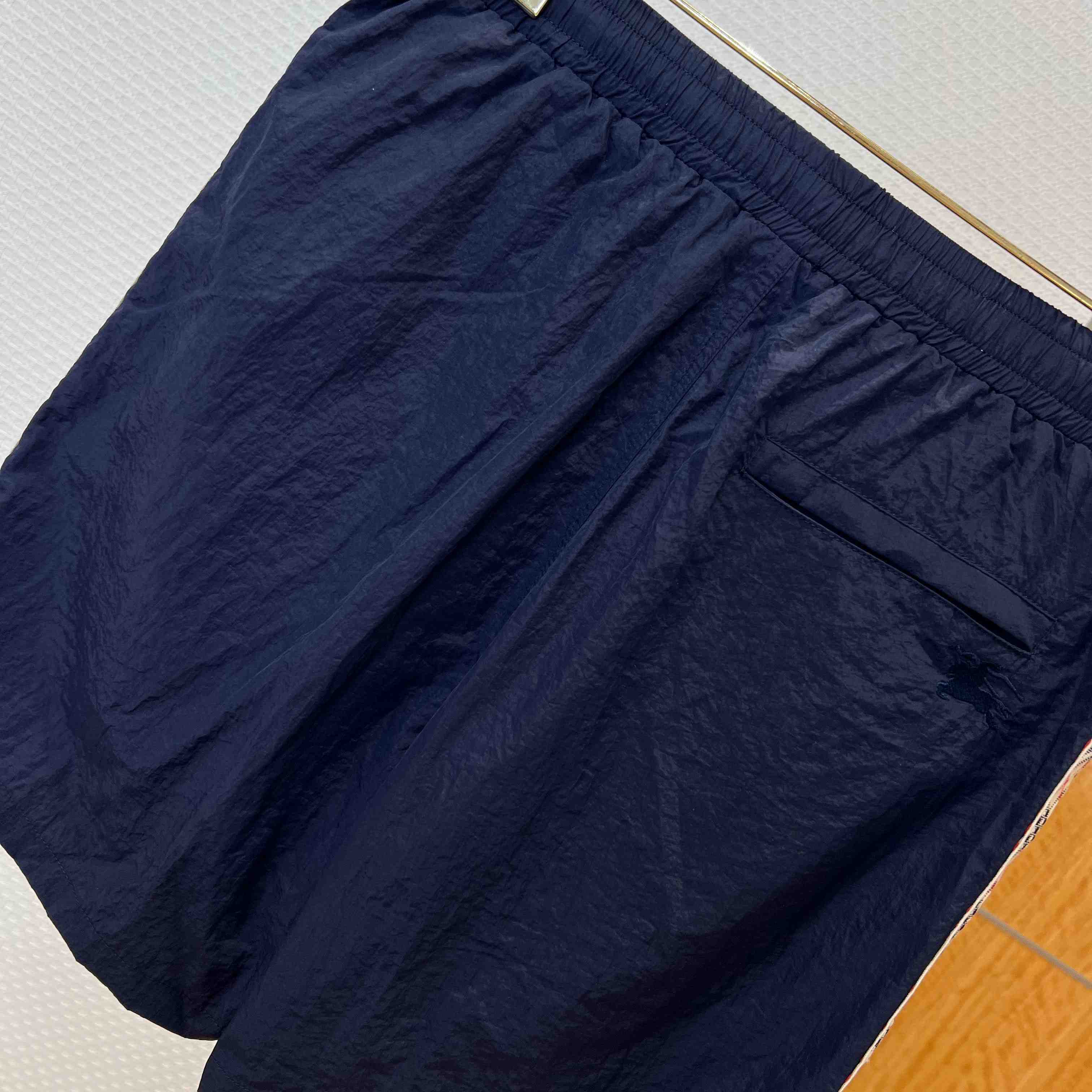 Burberry Check Trim Swim Shorts - FashionPlug