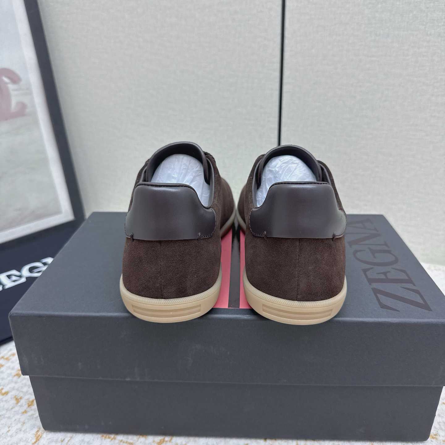 Zegna 232 Suede Sneakers - FashionPlug