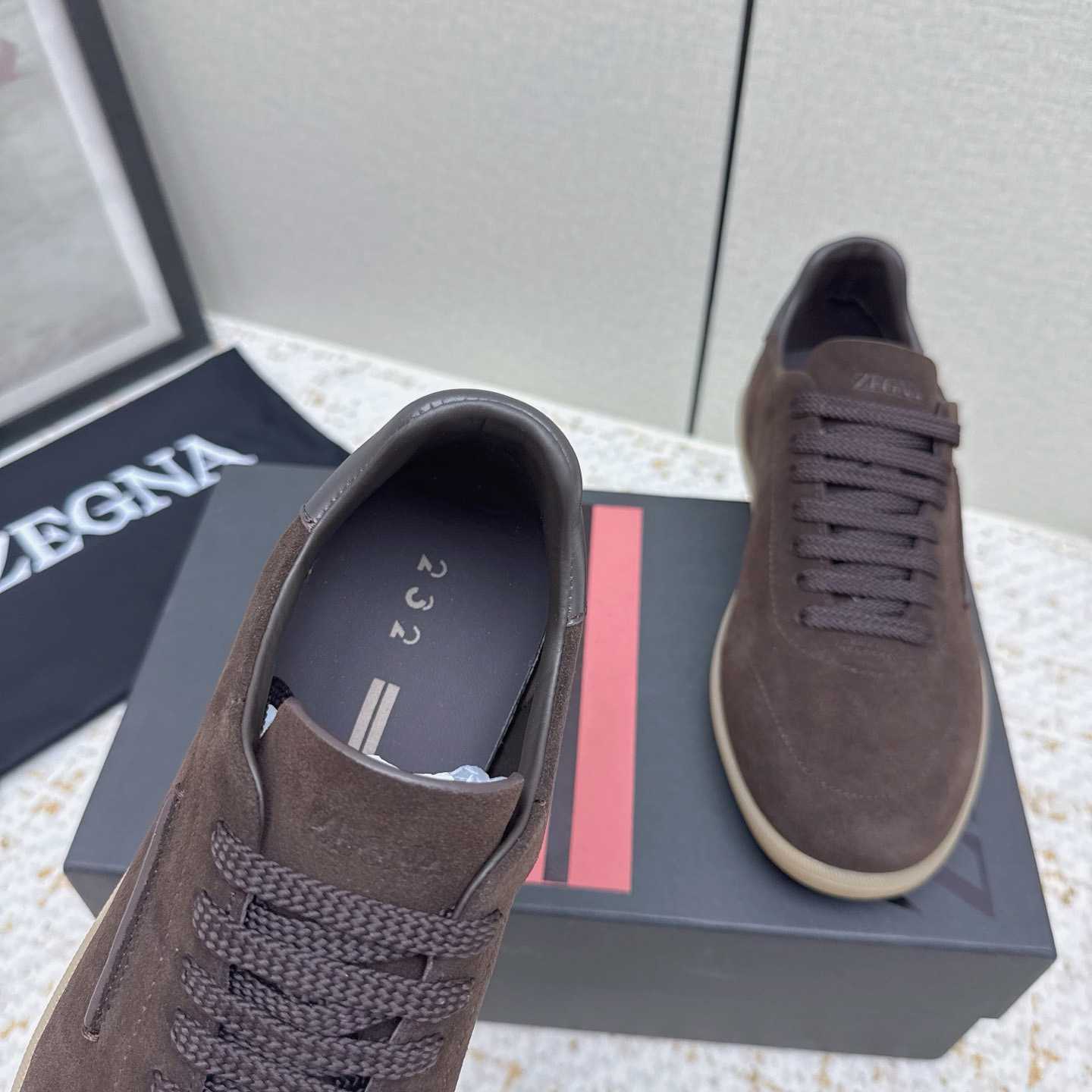 Zegna 232 Suede Sneakers - FashionPlug