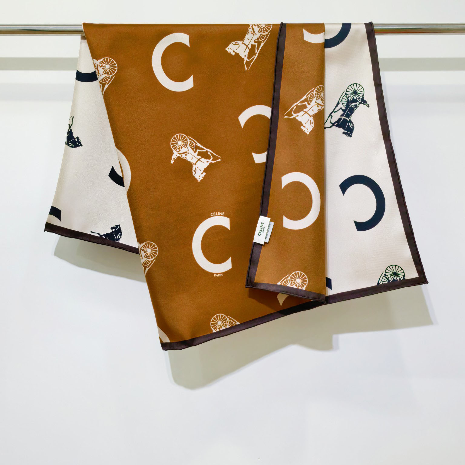 Celine  Square In Silk Twill - FashionPlug