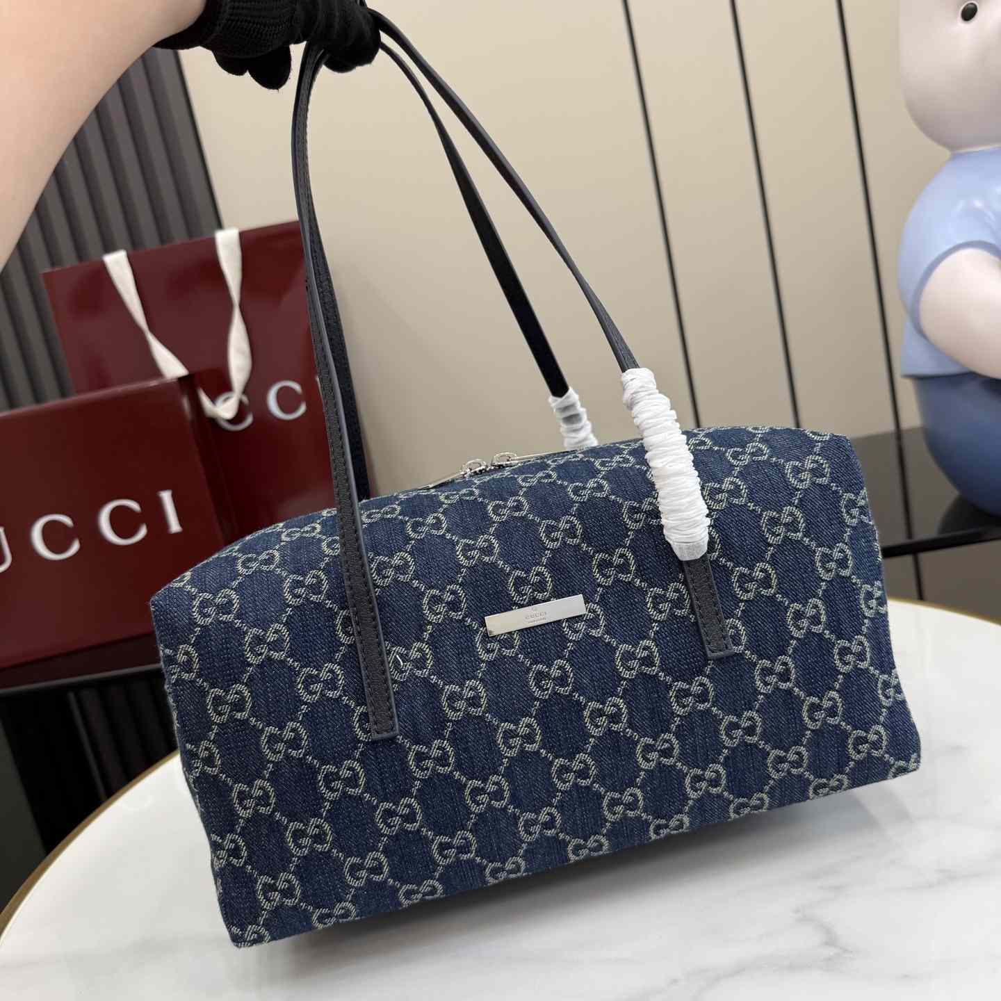 Gucci Gucci Melrose Medium Boston Bag - FashionPlug