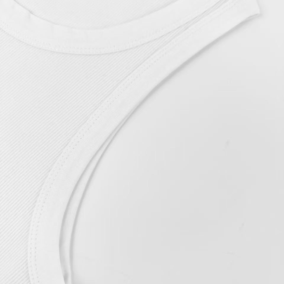 AMI Paris Cotton Ami De Coeur Tanktop - FashionPlug