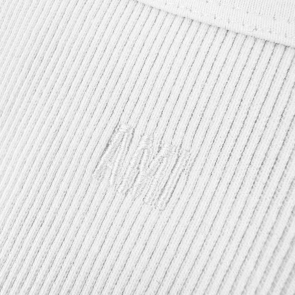 AMI Paris Cotton Ami De Coeur Tanktop - FashionPlug