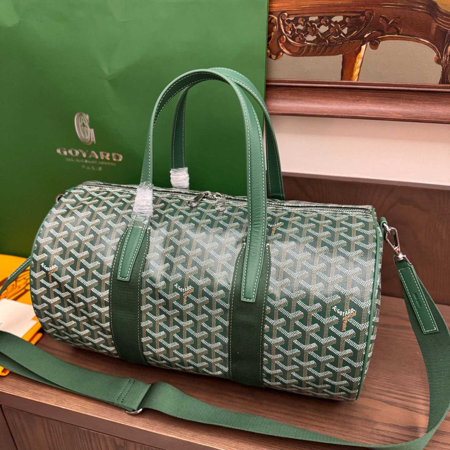 Goyard Barrel 40 Sports Bag - FashionPlug