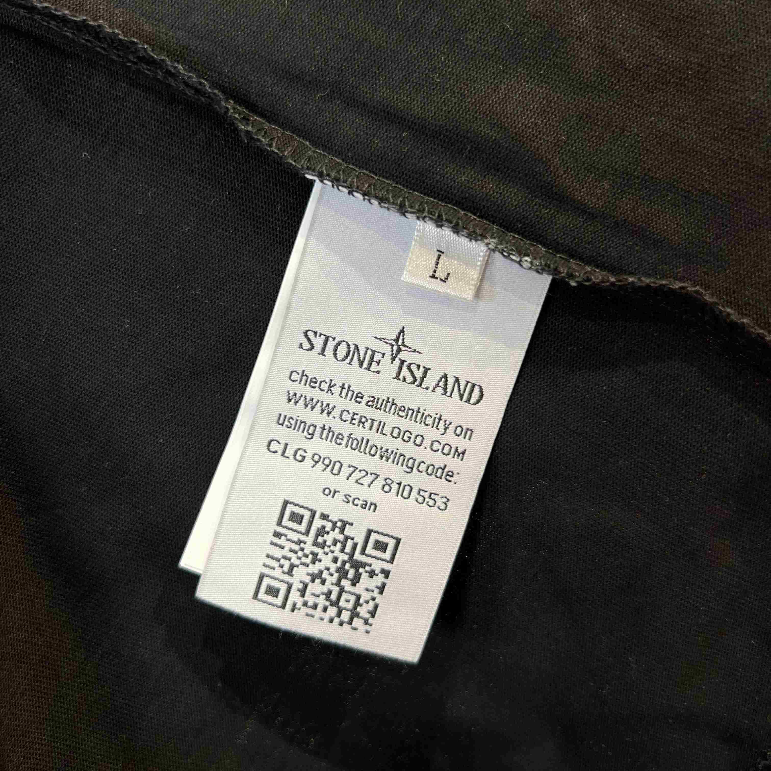 Stone Island Short-Sleeved Cotton T-shirt - FashionPlug