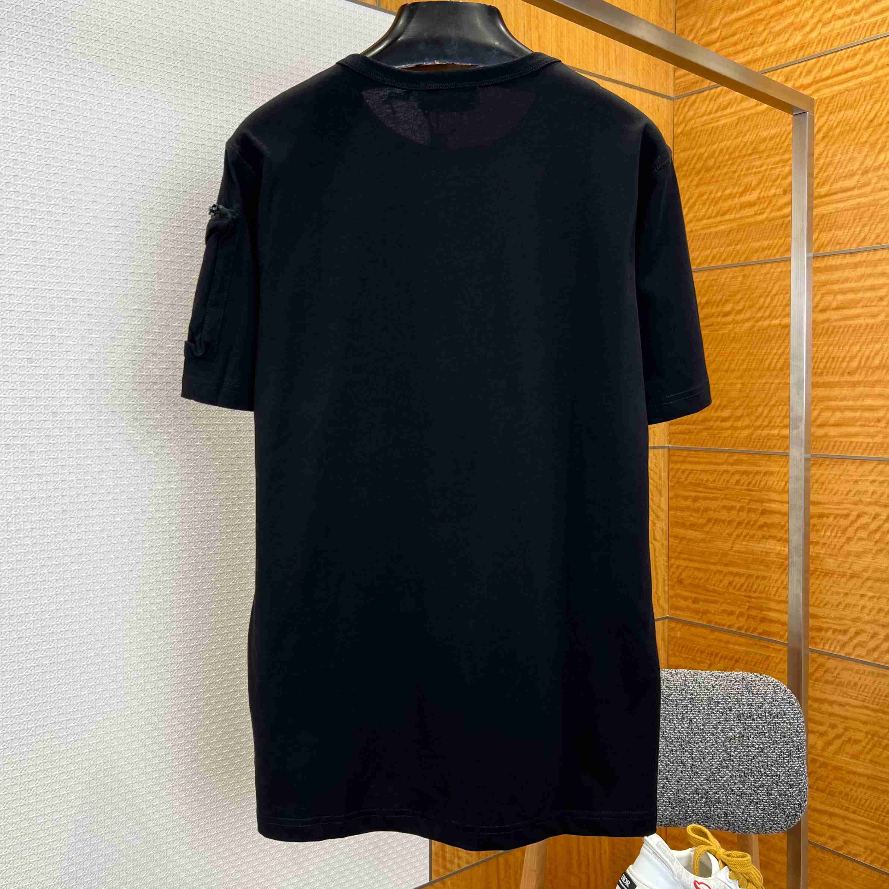 Stone Island Short-Sleeved Cotton T-shirt - FashionPlug
