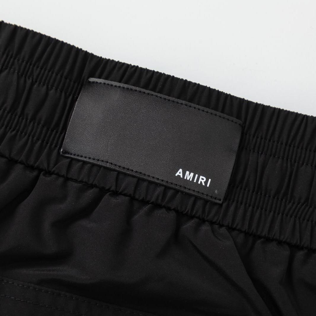 Amiri Hollywood Swim Trunk 'Black' - FashionPlug