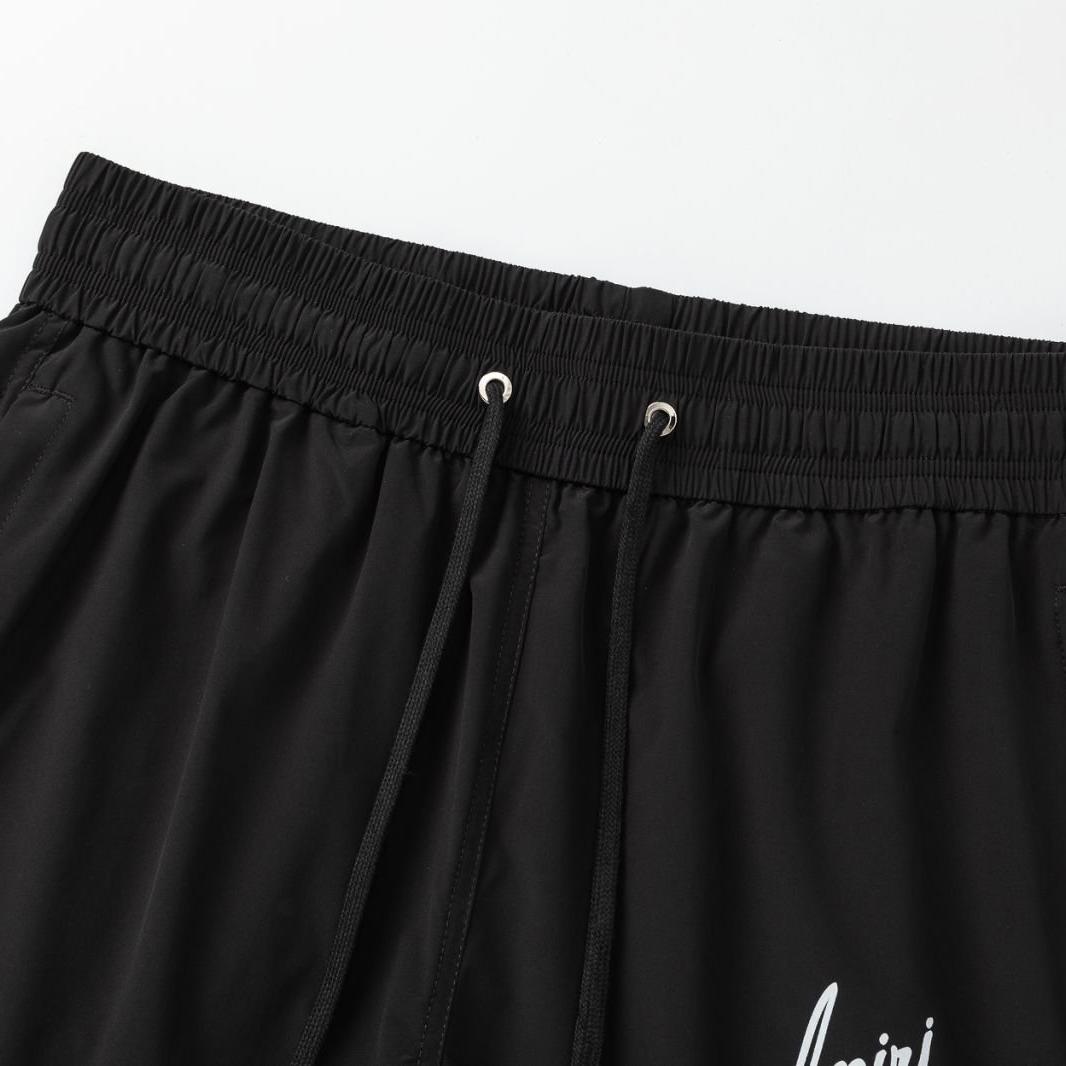 Amiri Hollywood Swim Trunk 'Black' - FashionPlug