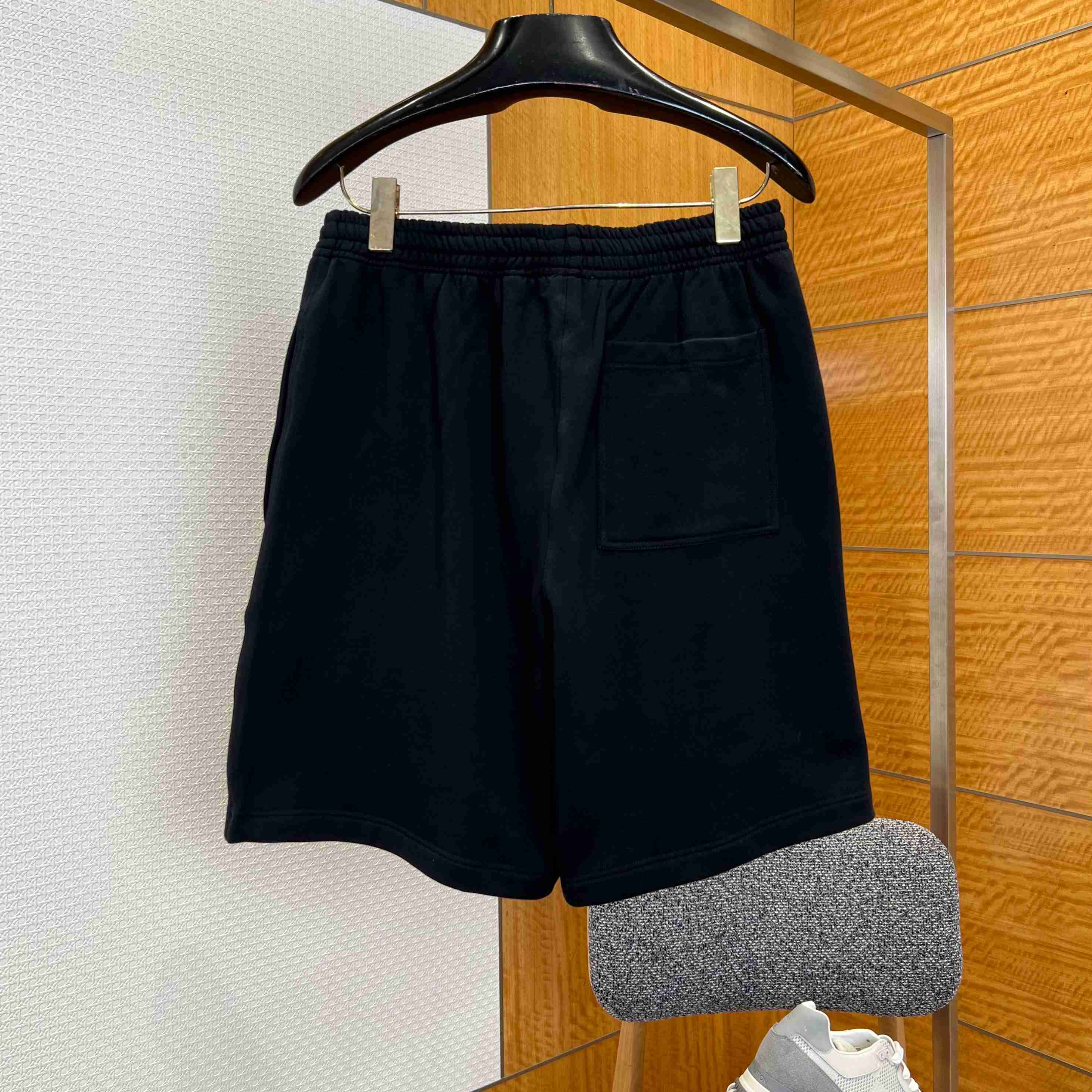 Burberry Knight Stamp Cotton Shorts - FashionPlug