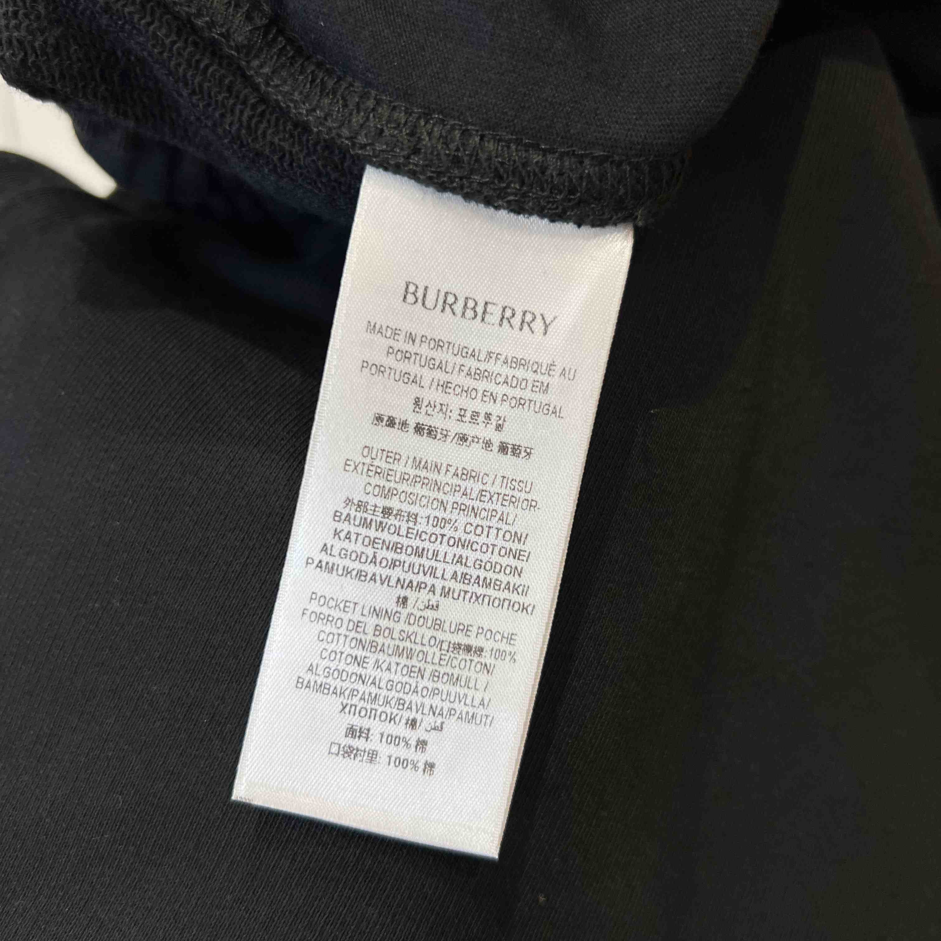 Burberry Knight Stamp Cotton Shorts - FashionPlug