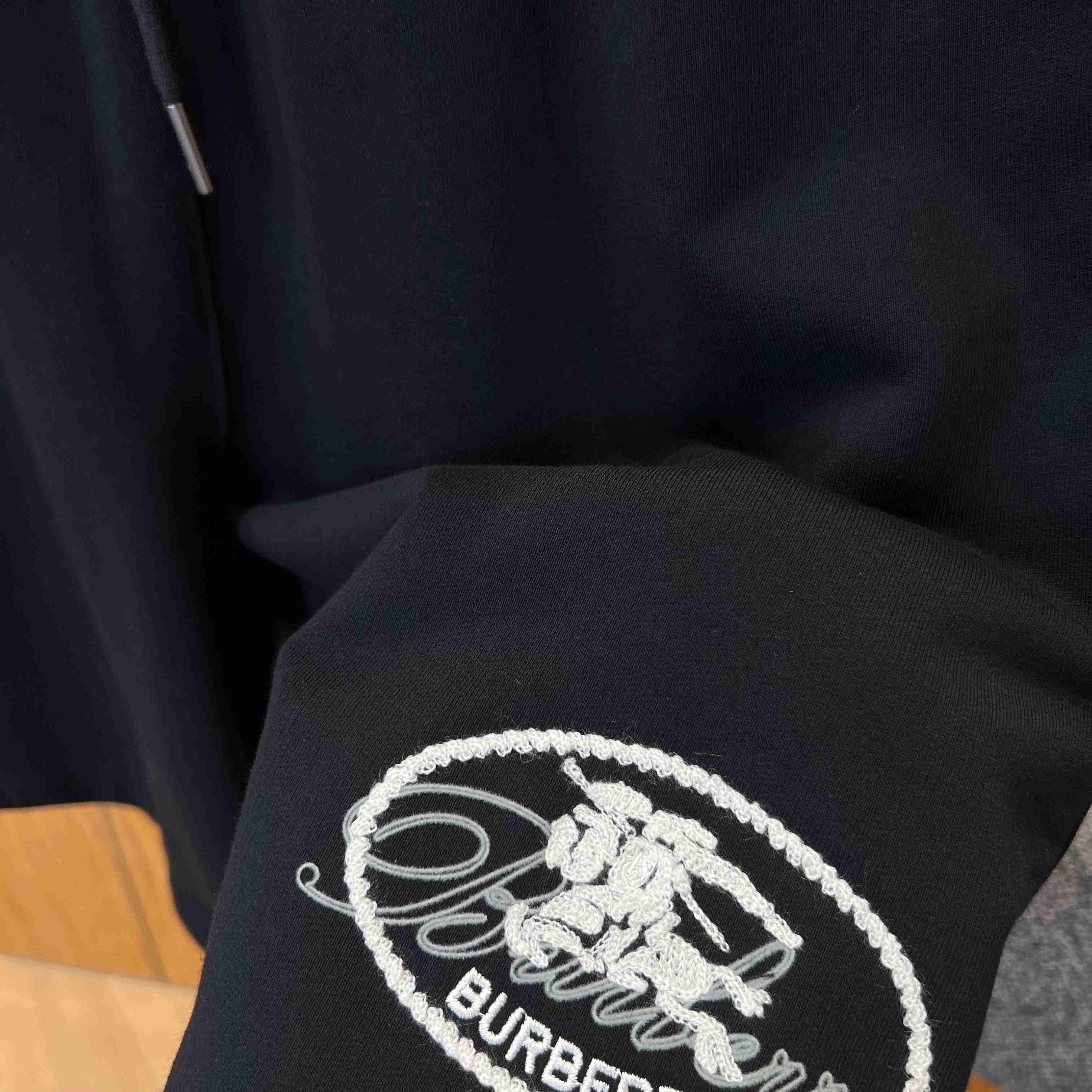 Burberry Knight Stamp Cotton Shorts - FashionPlug