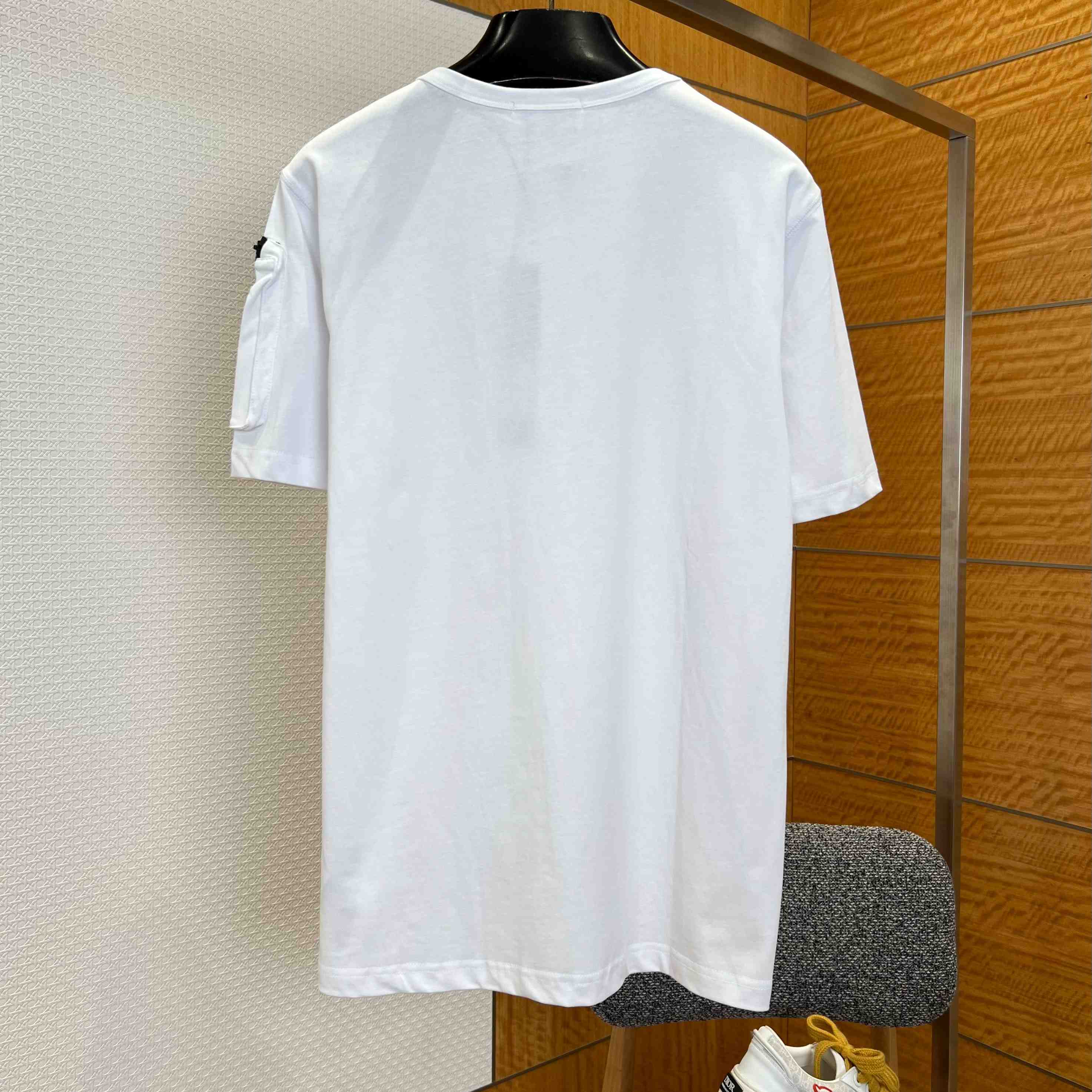 Stone Island Short-Sleeved Cotton T-shirt - FashionPlug