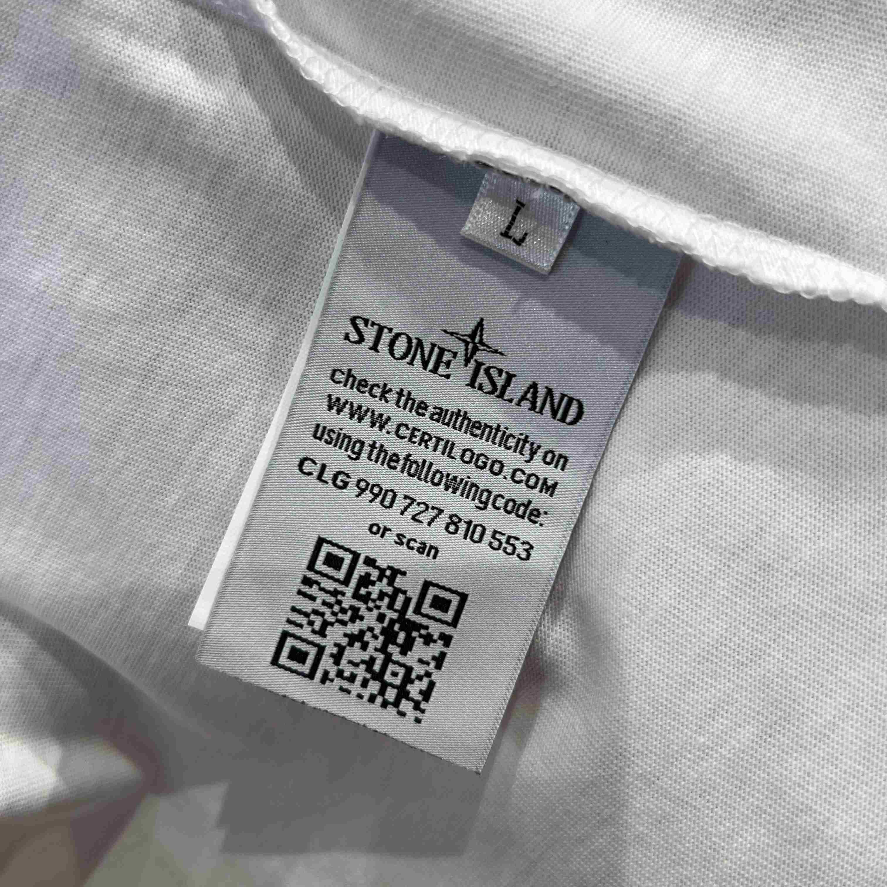 Stone Island Short-Sleeved Cotton T-shirt - FashionPlug