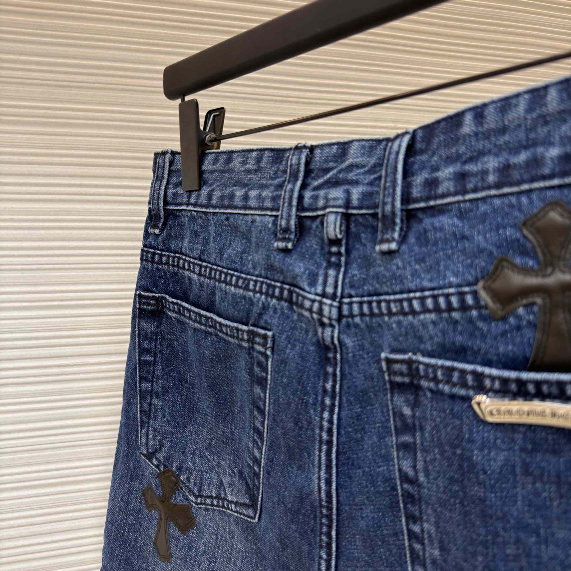 Chrome Hearts Levi's Patch Shorts Denim - FashionPlug