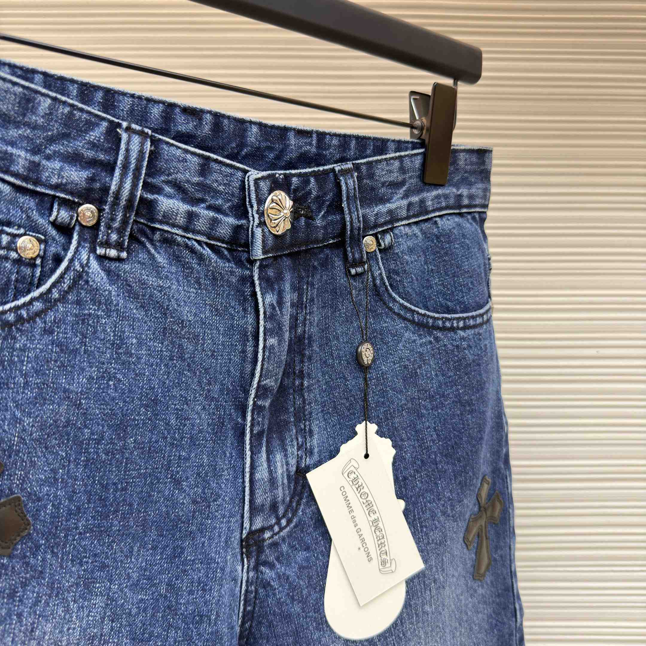 Chrome Hearts Levi's Patch Shorts Denim - FashionPlug