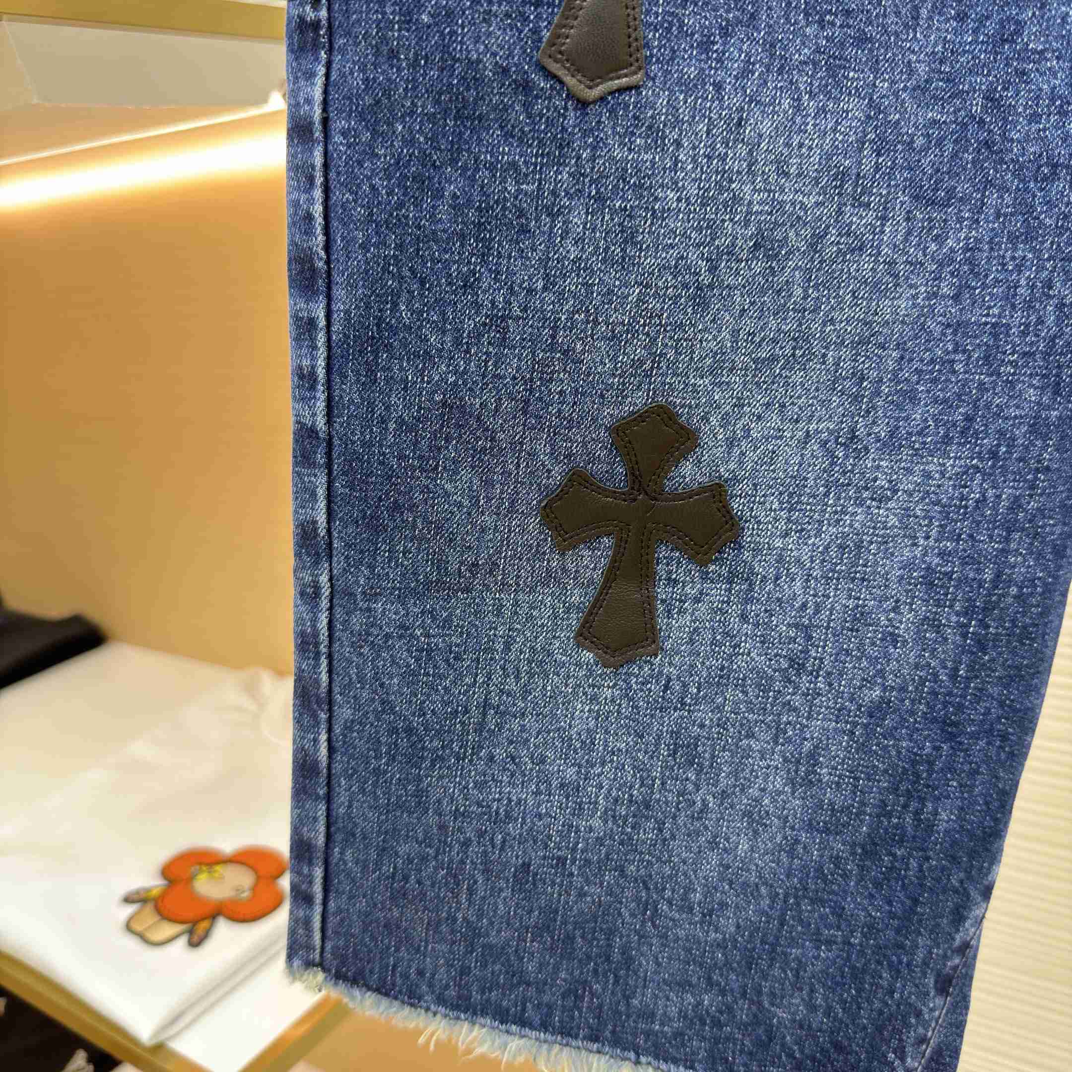 Chrome Hearts Levi's Patch Shorts Denim - FashionPlug