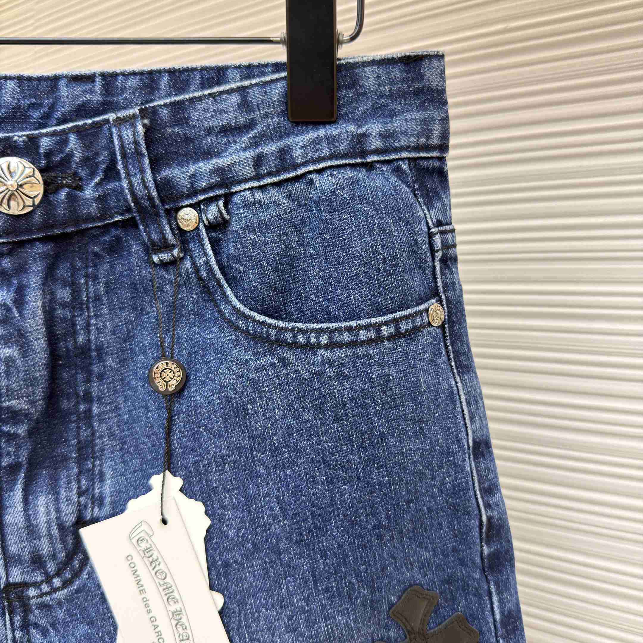 Chrome Hearts Levi's Patch Shorts Denim - FashionPlug