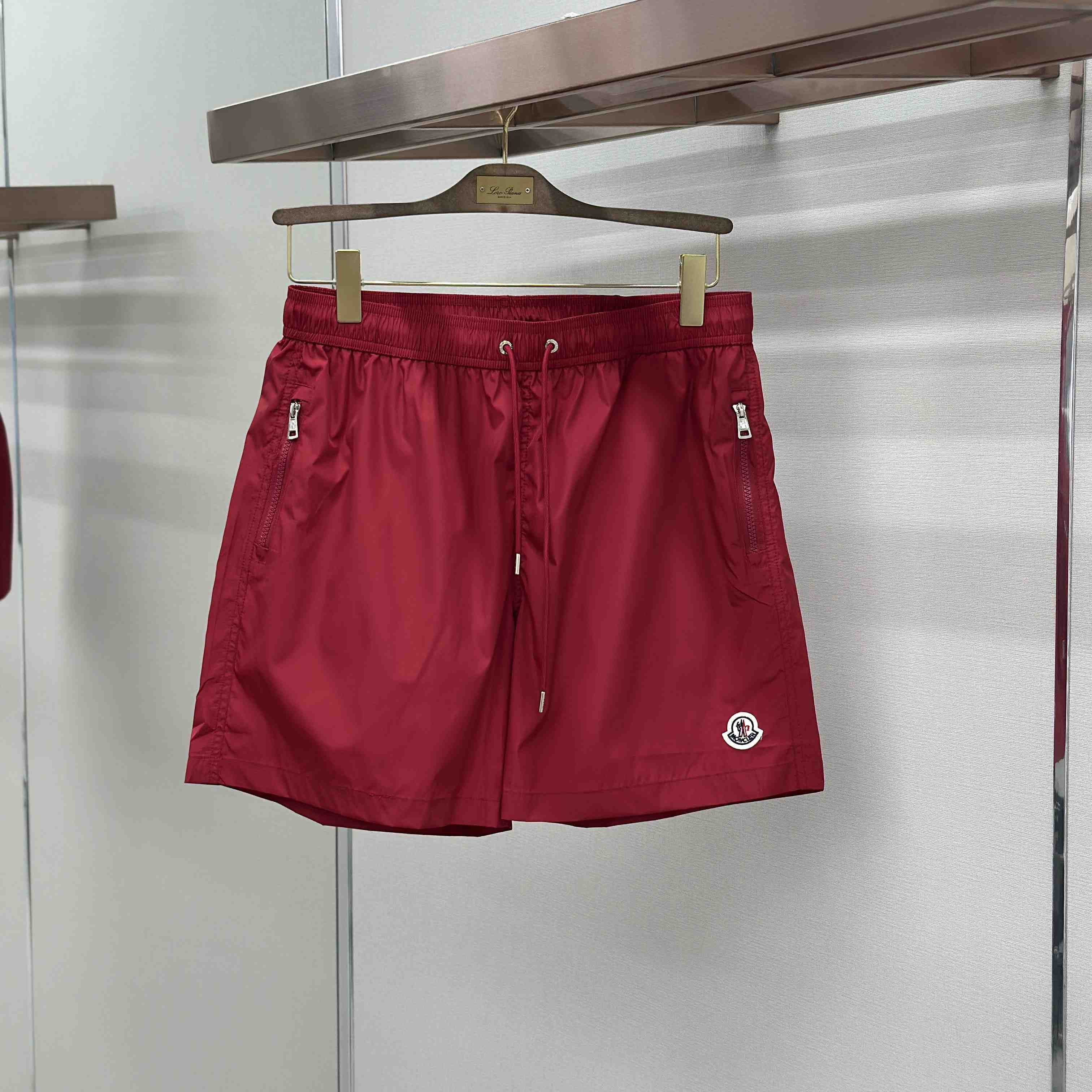 Moncler Logo-Patch Swim Shorts - FashionPlug