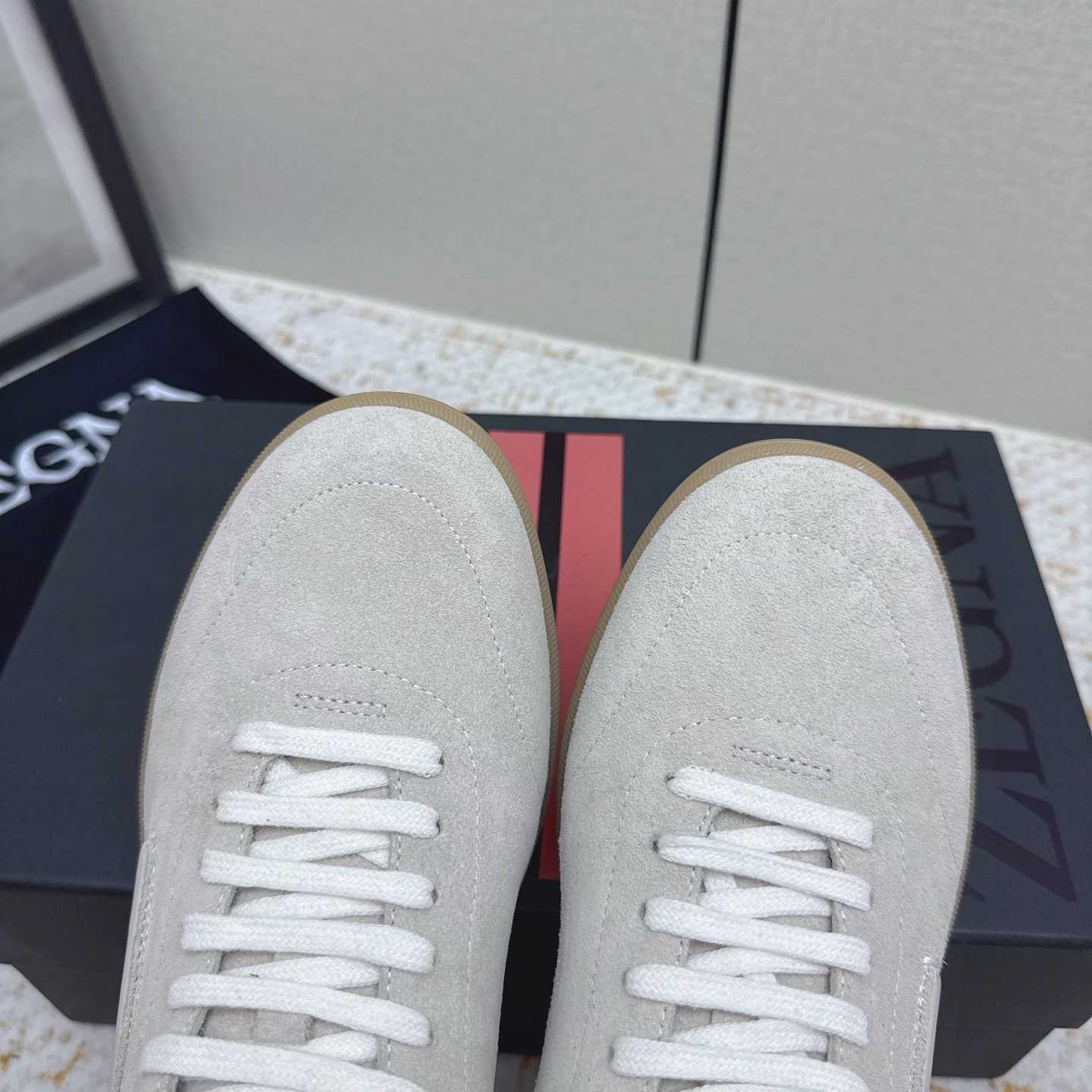 Zegna 232 Suede Sneakers - FashionPlug