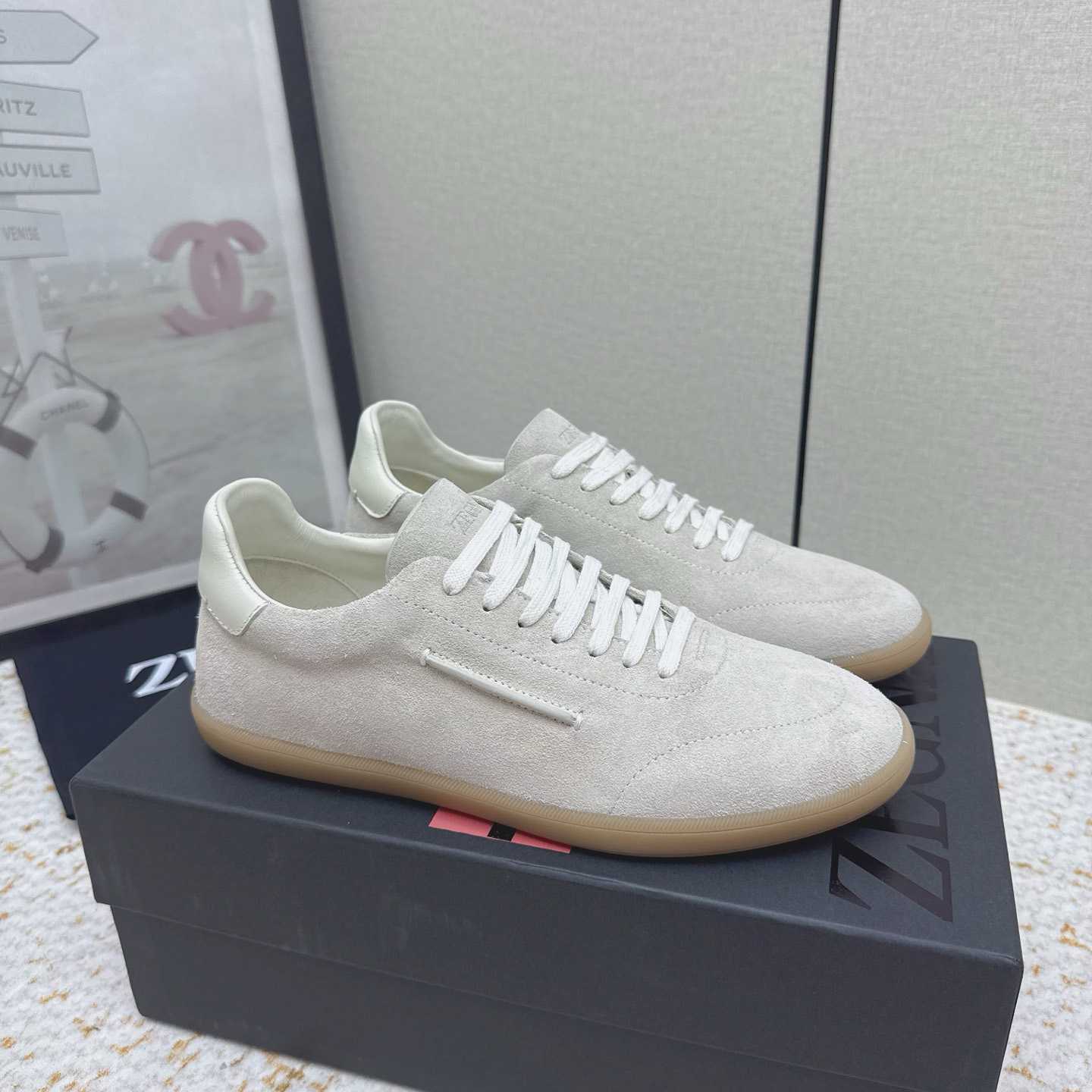 Zegna 232 Suede Sneakers - FashionPlug