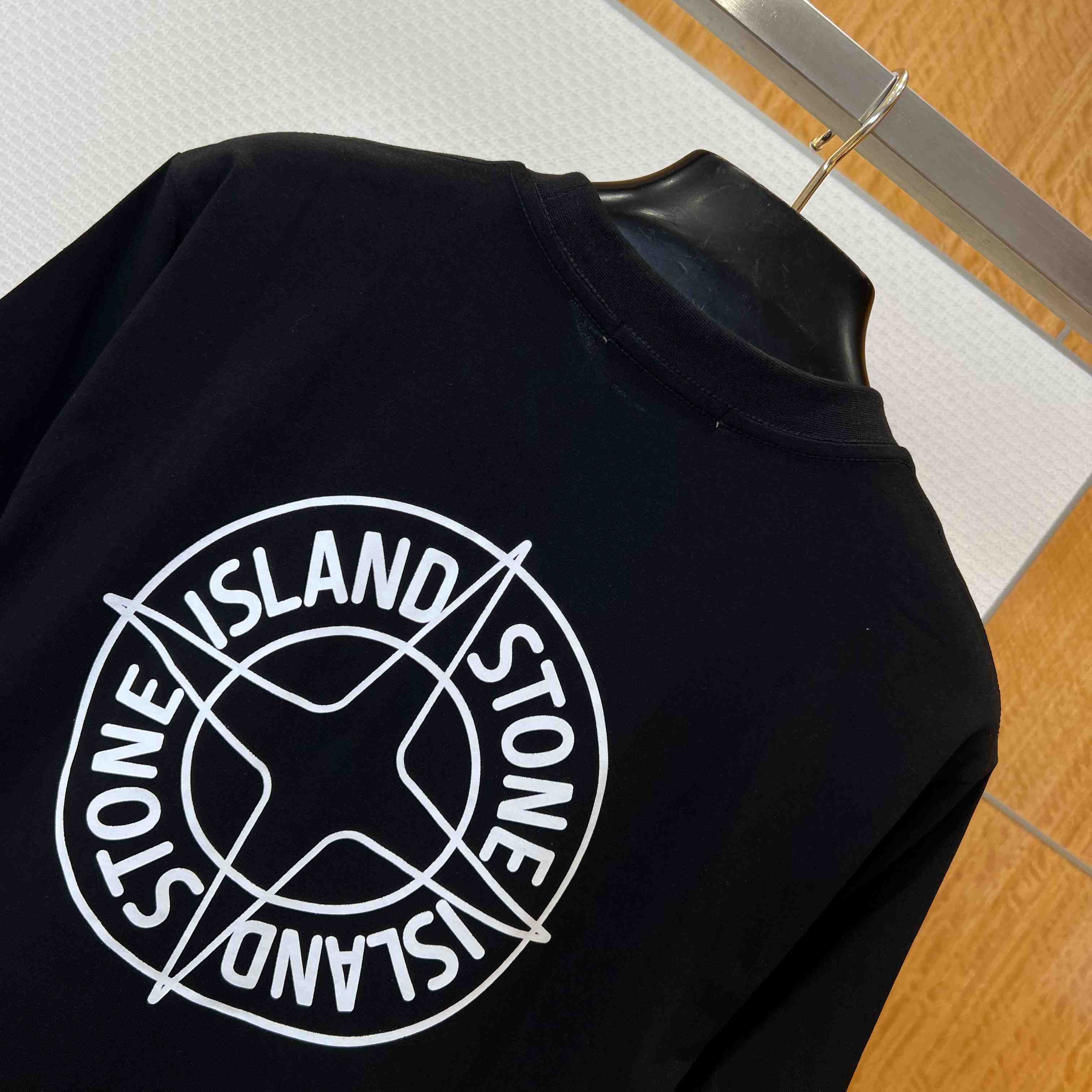 Stone Island Cotton Logo T-shirt - FashionPlug