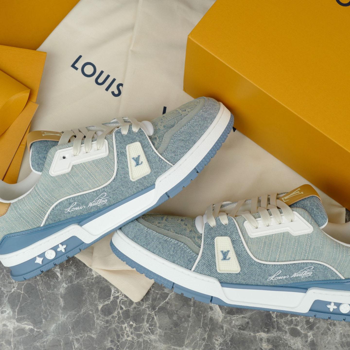 Louis Vuitton LV Trainer Sneaker  1AKCFF - FashionPlug