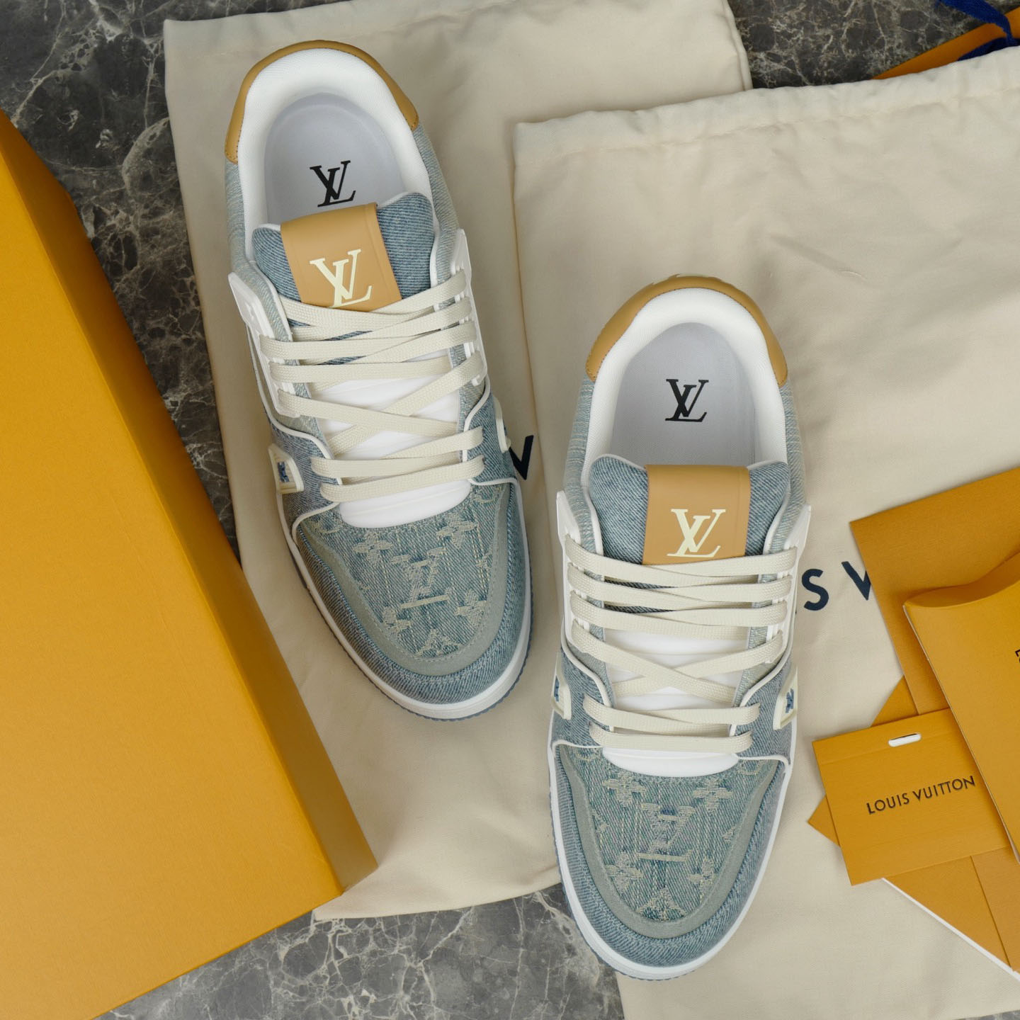 Louis Vuitton LV Trainer Sneaker  1AKCFF - FashionPlug