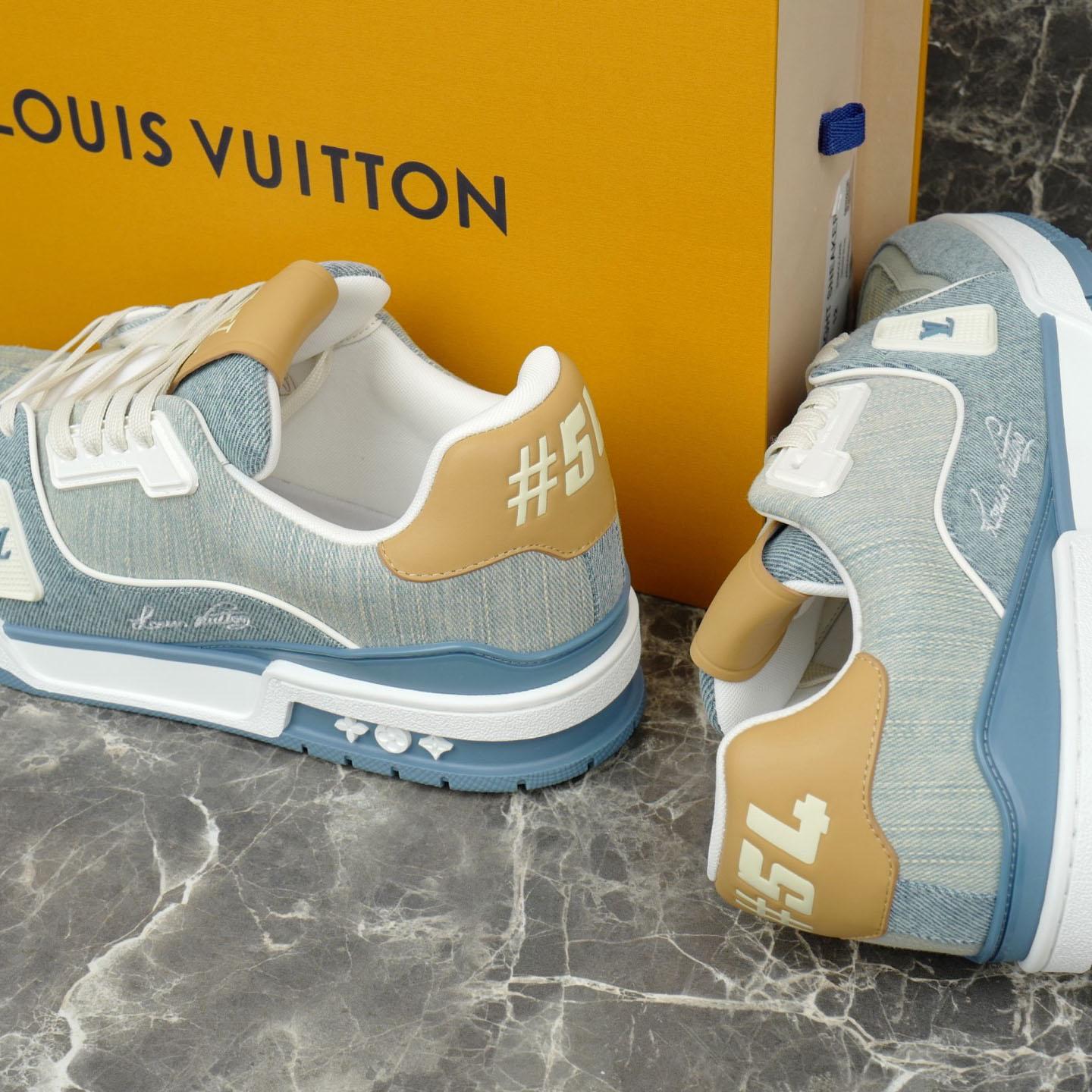 Louis Vuitton LV Trainer Sneaker  1AKCFF - FashionPlug