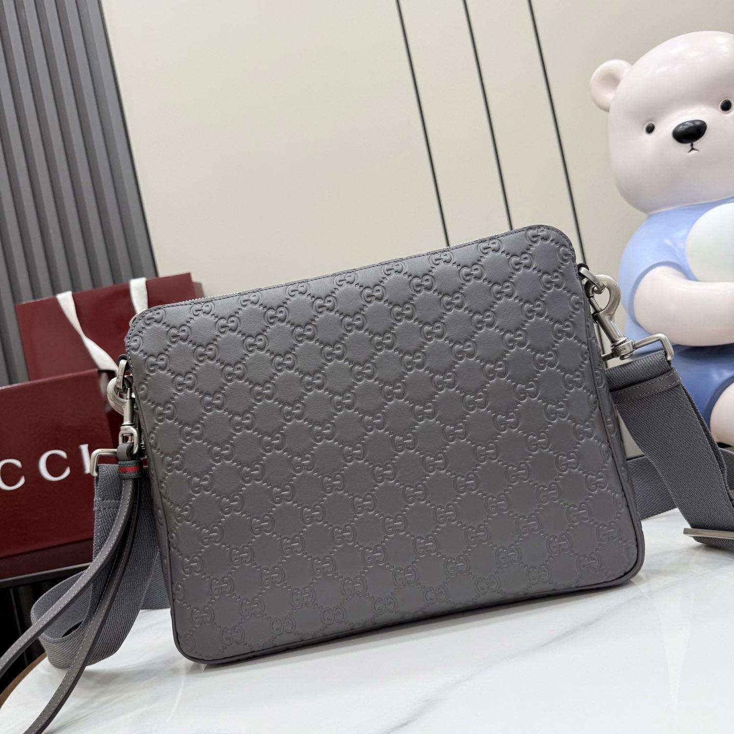 Gucci GG Emblem Medium Crossbody Bag 850214 - FashionPlug