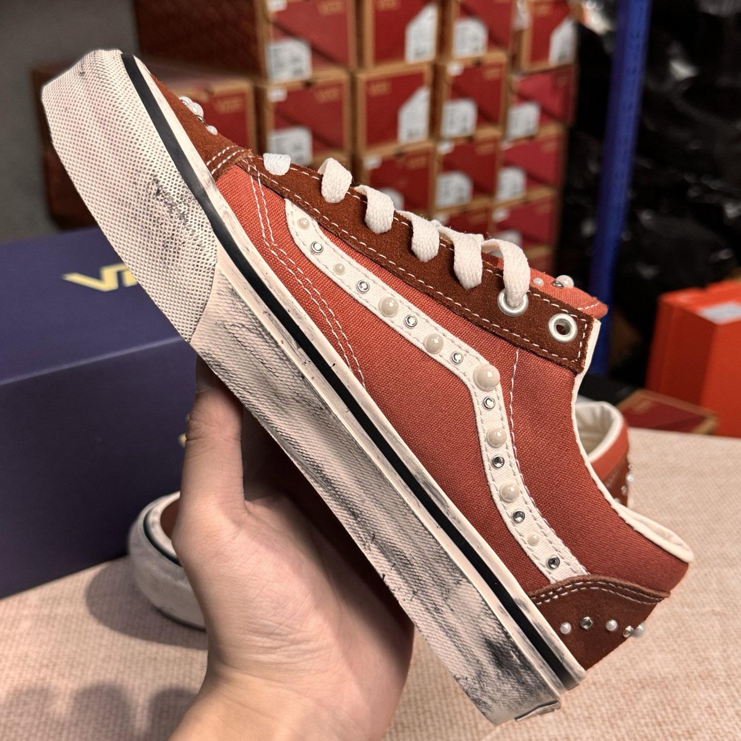Vans Old Skool 36 'Pearlized Pack - Brown' - FashionPlug