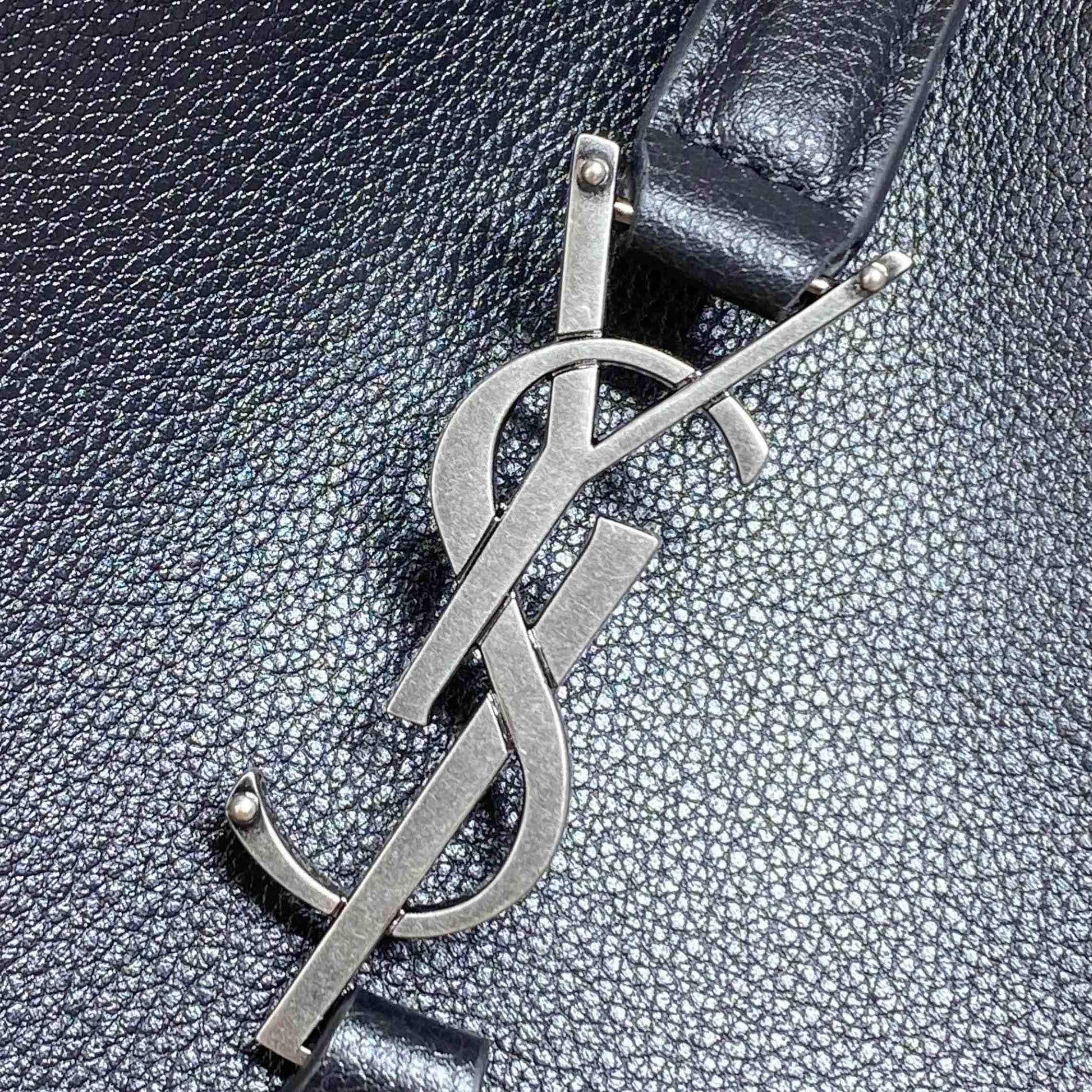 Saint Laurent LE 5 À 7 Supple Small In Grained Leather - FashionPlug