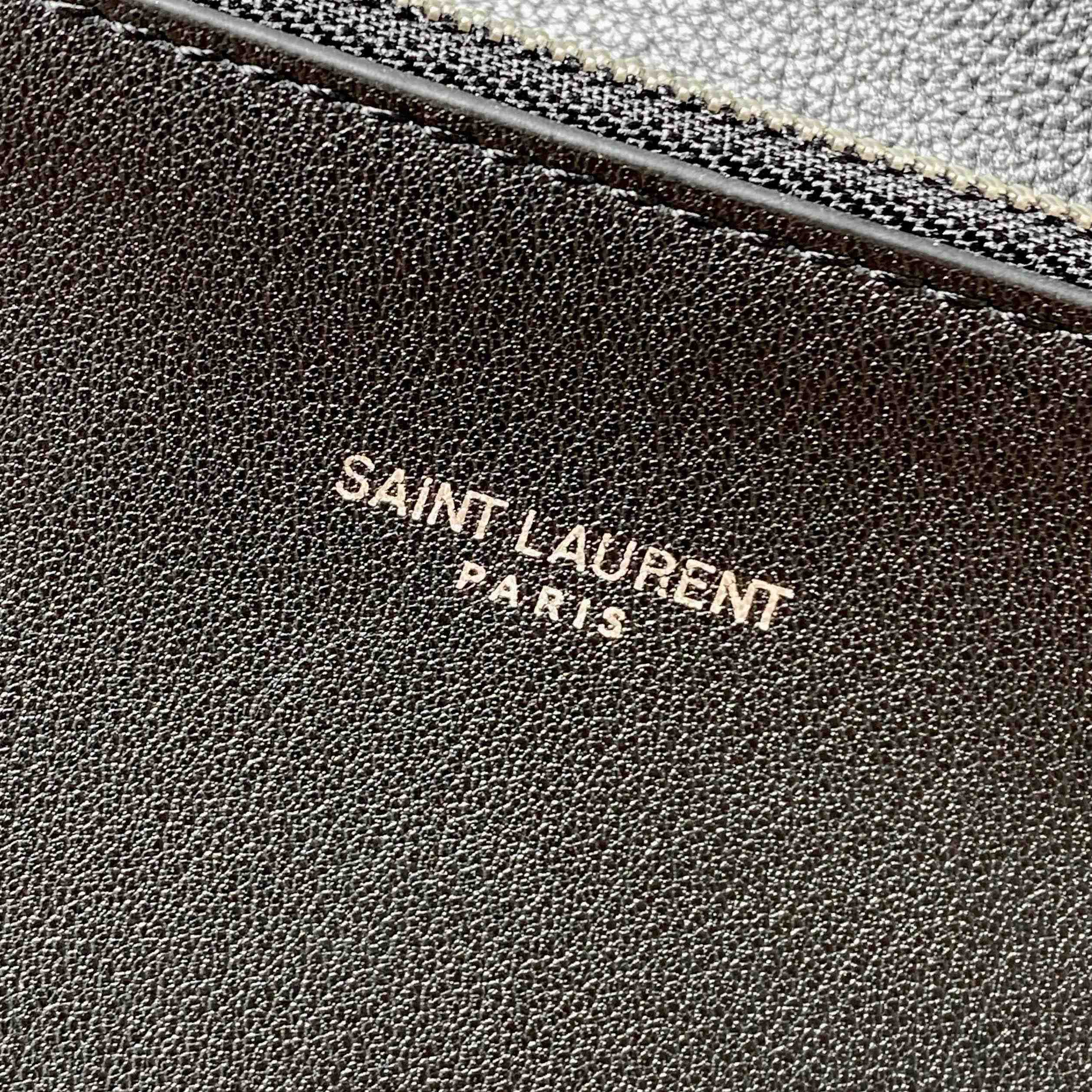 Saint Laurent LE 5 À 7 Supple Small In Grained Leather - FashionPlug