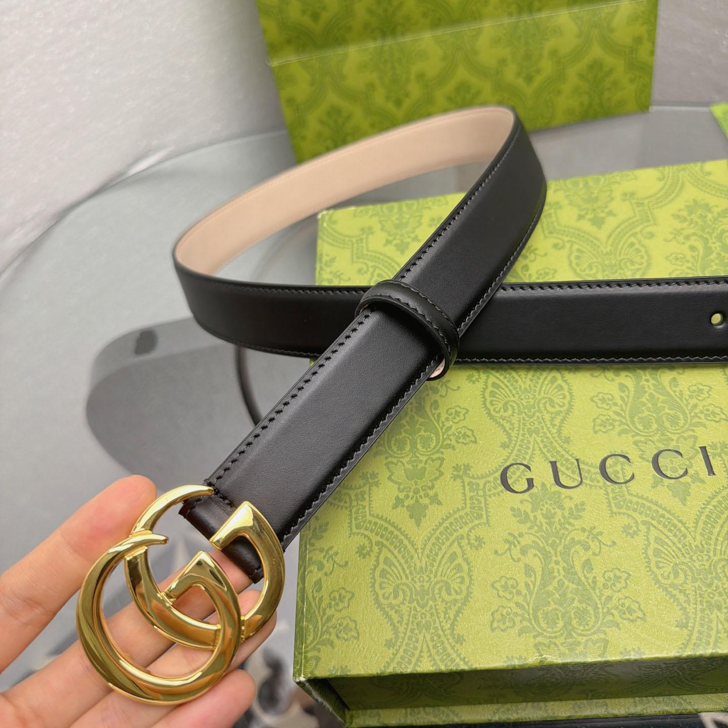 Gucci  Flat Marmont Belt - FashionPlug