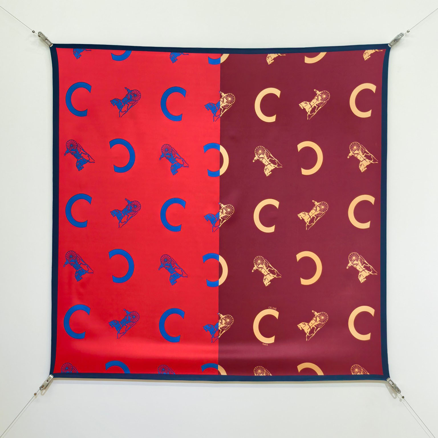 Celine  Square In Silk Twill - FashionPlug