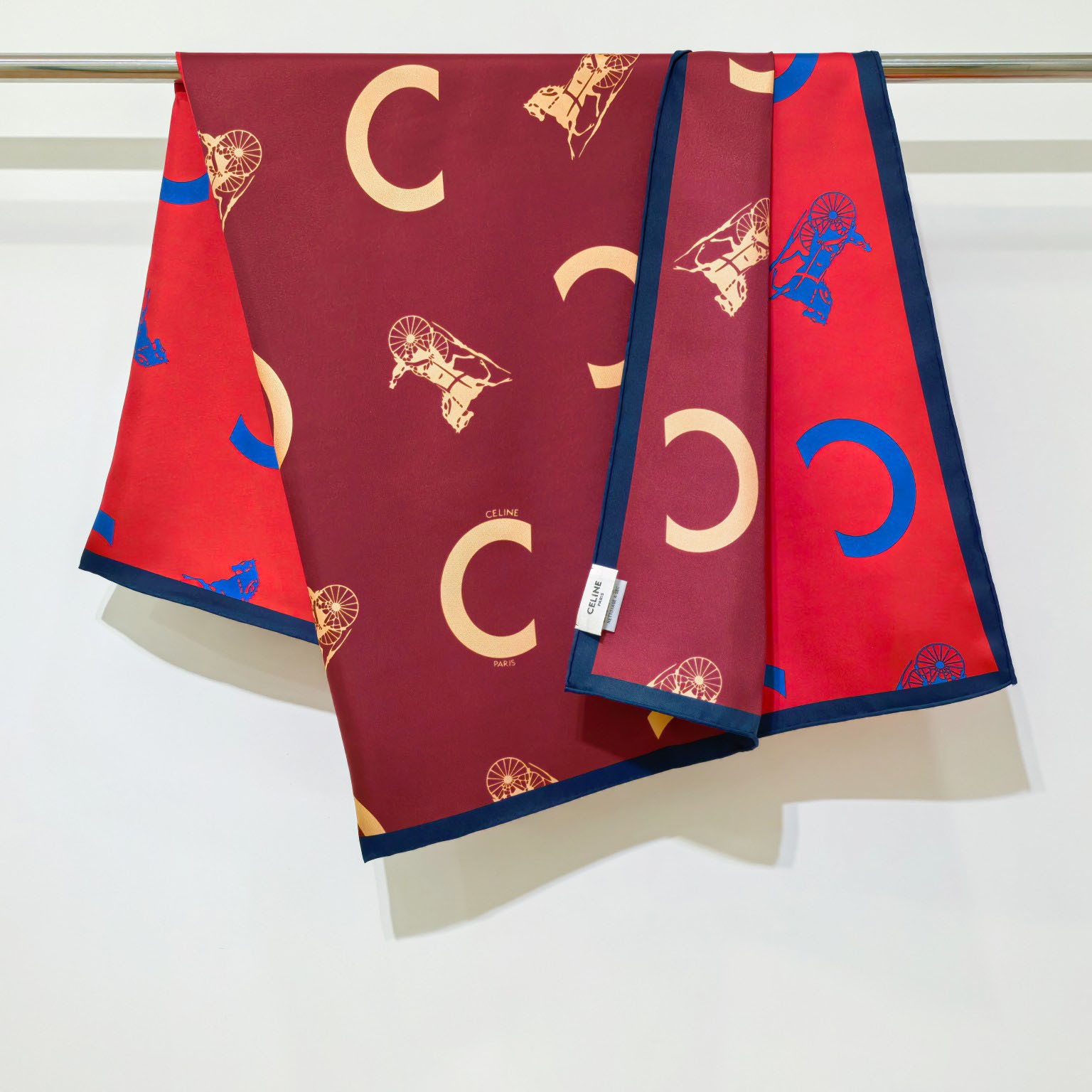 Celine  Square In Silk Twill - FashionPlug