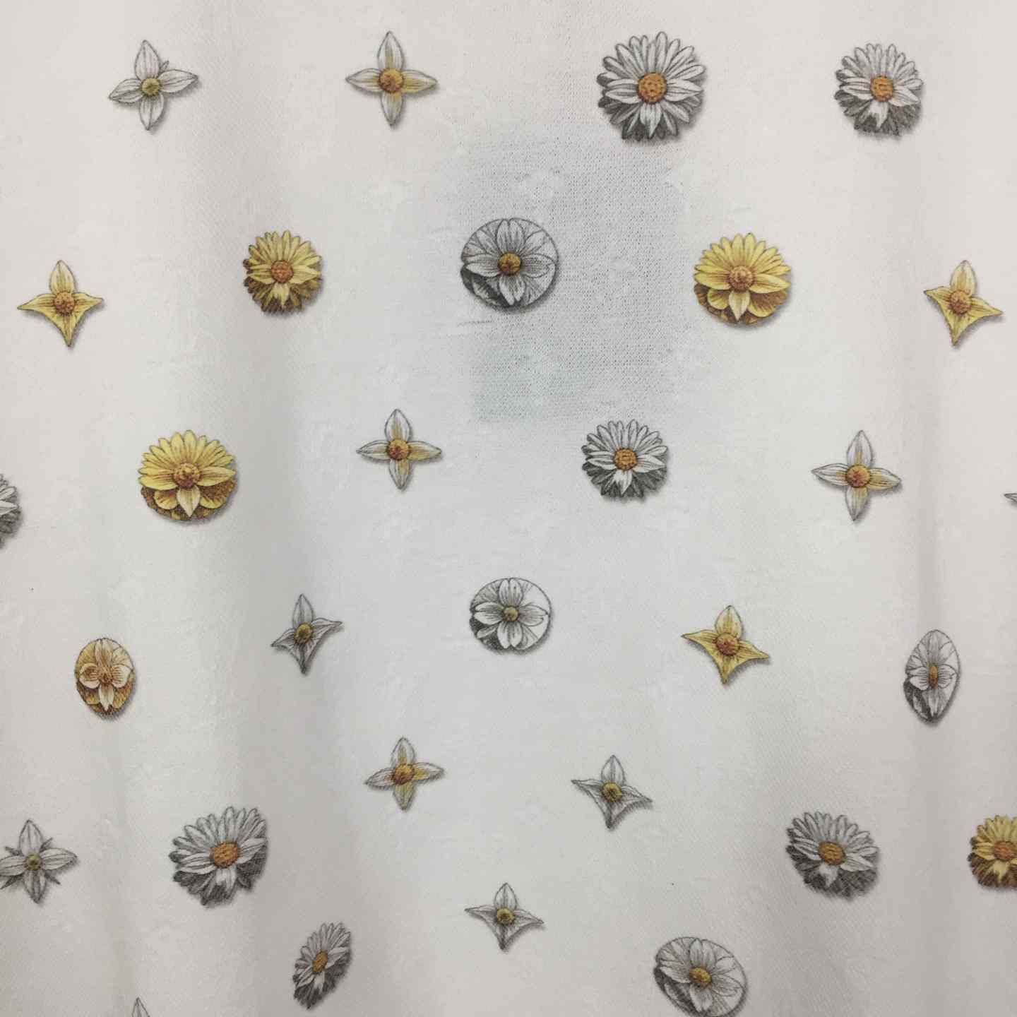 Louis Vuitton Overprinted Monogram Jacquard T-Shirt   1AJRAG - FashionPlug