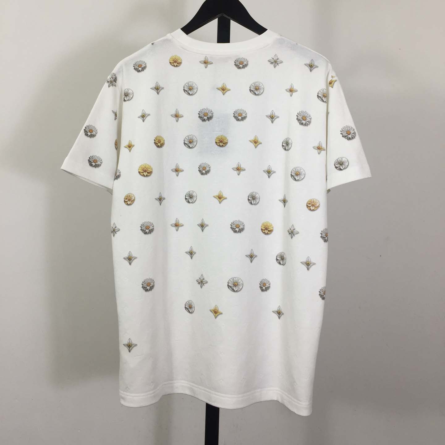 Louis Vuitton Overprinted Monogram Jacquard T-Shirt   1AJRAG - FashionPlug