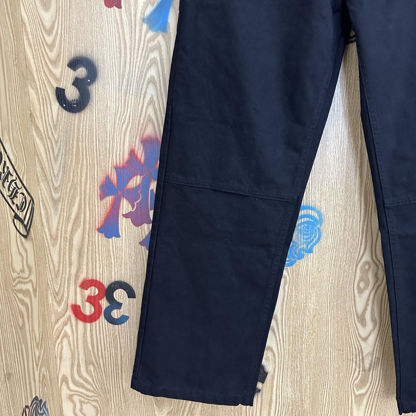 Chrome Hearts Cross Patch Double Knee Carpenter Pants - FashionPlug