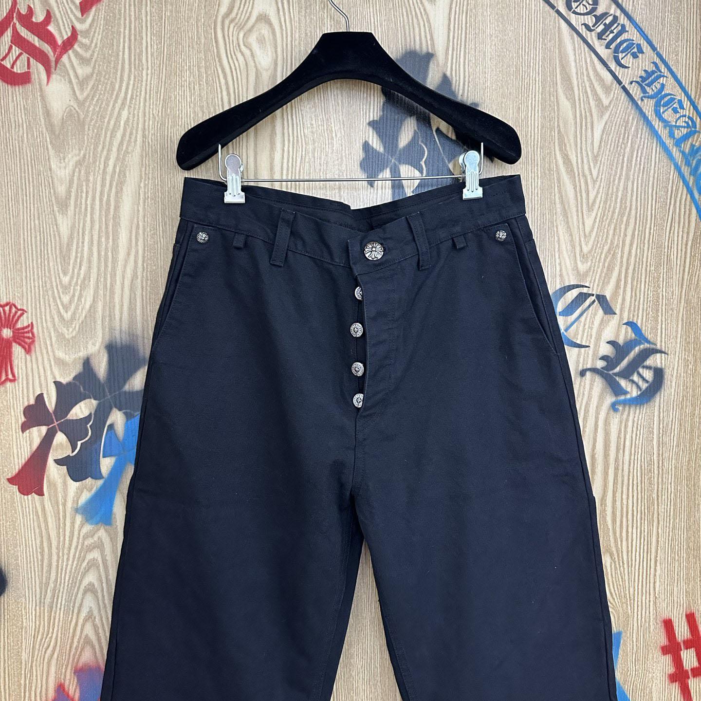 Chrome Hearts Cross Patch Double Knee Carpenter Pants - FashionPlug