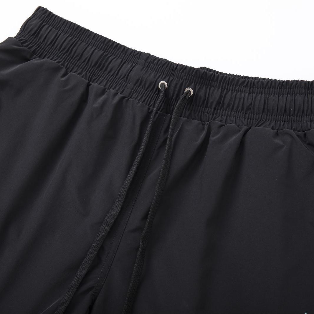 Amiri Staggered Chrome Swim Trunk 'Black' - FashionPlug