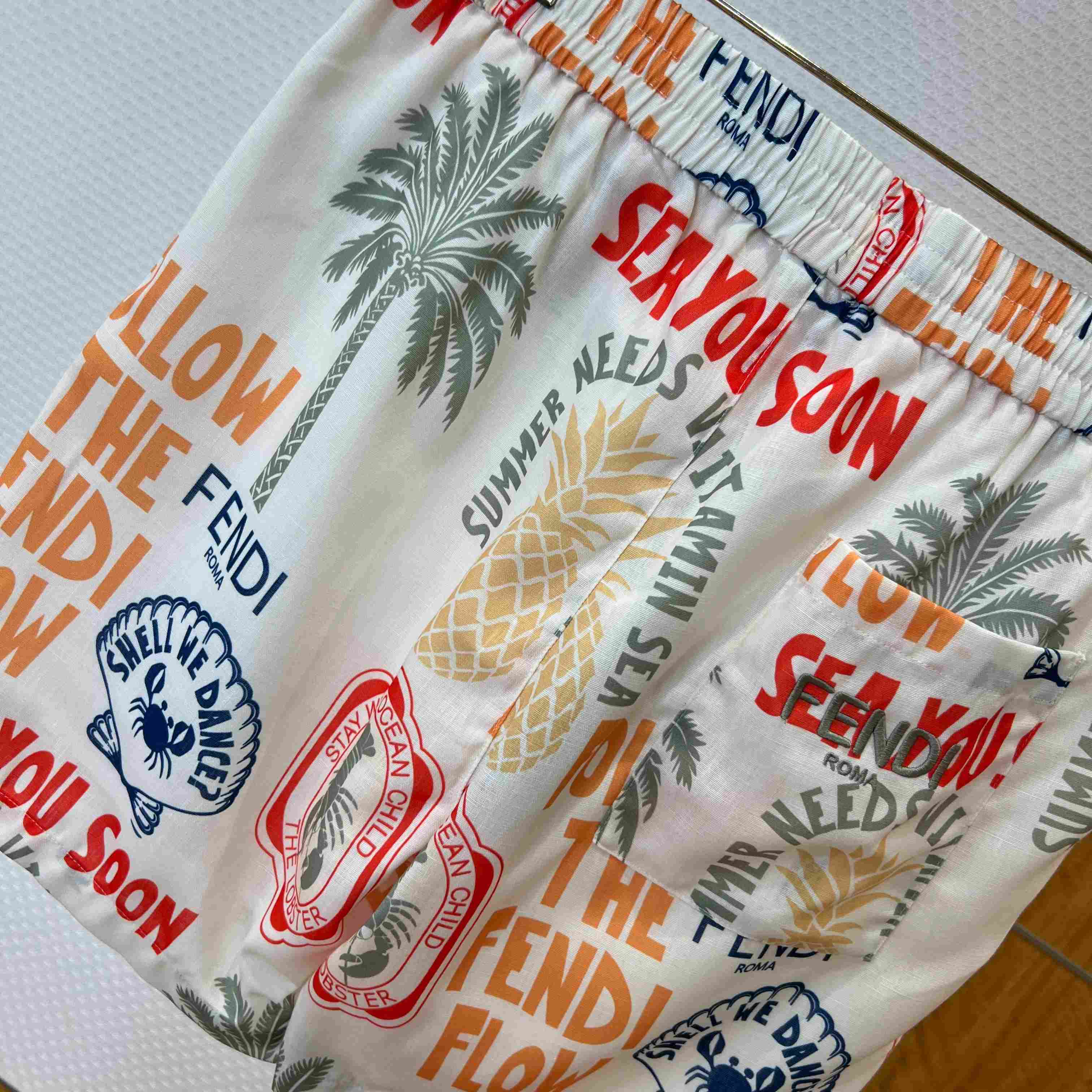 Fendi Junior Bermuda Shorts - FashionPlug
