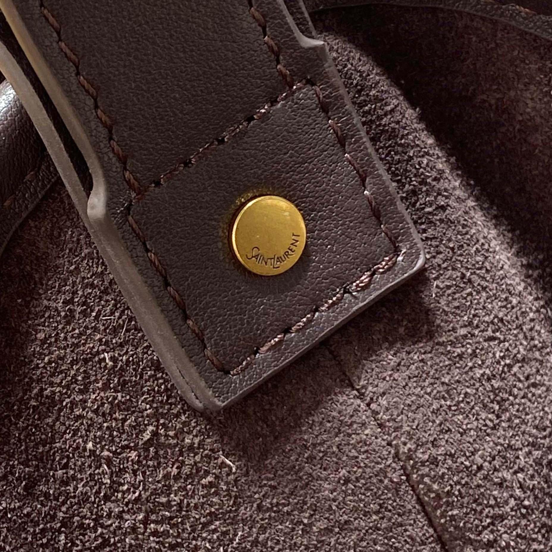 Saint Laurent MOMBASA Small In Leather - FashionPlug