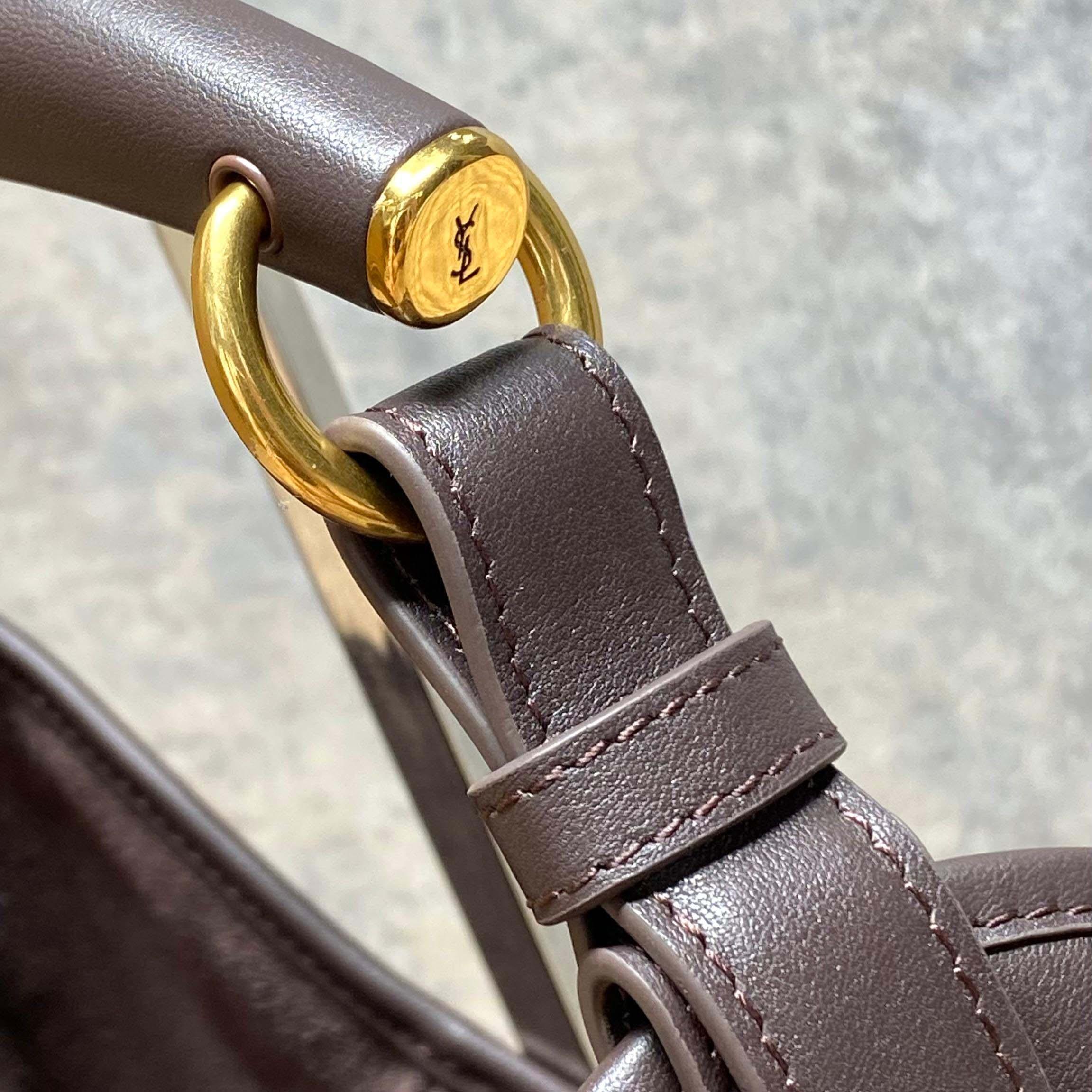 Saint Laurent MOMBASA Small In Leather - FashionPlug