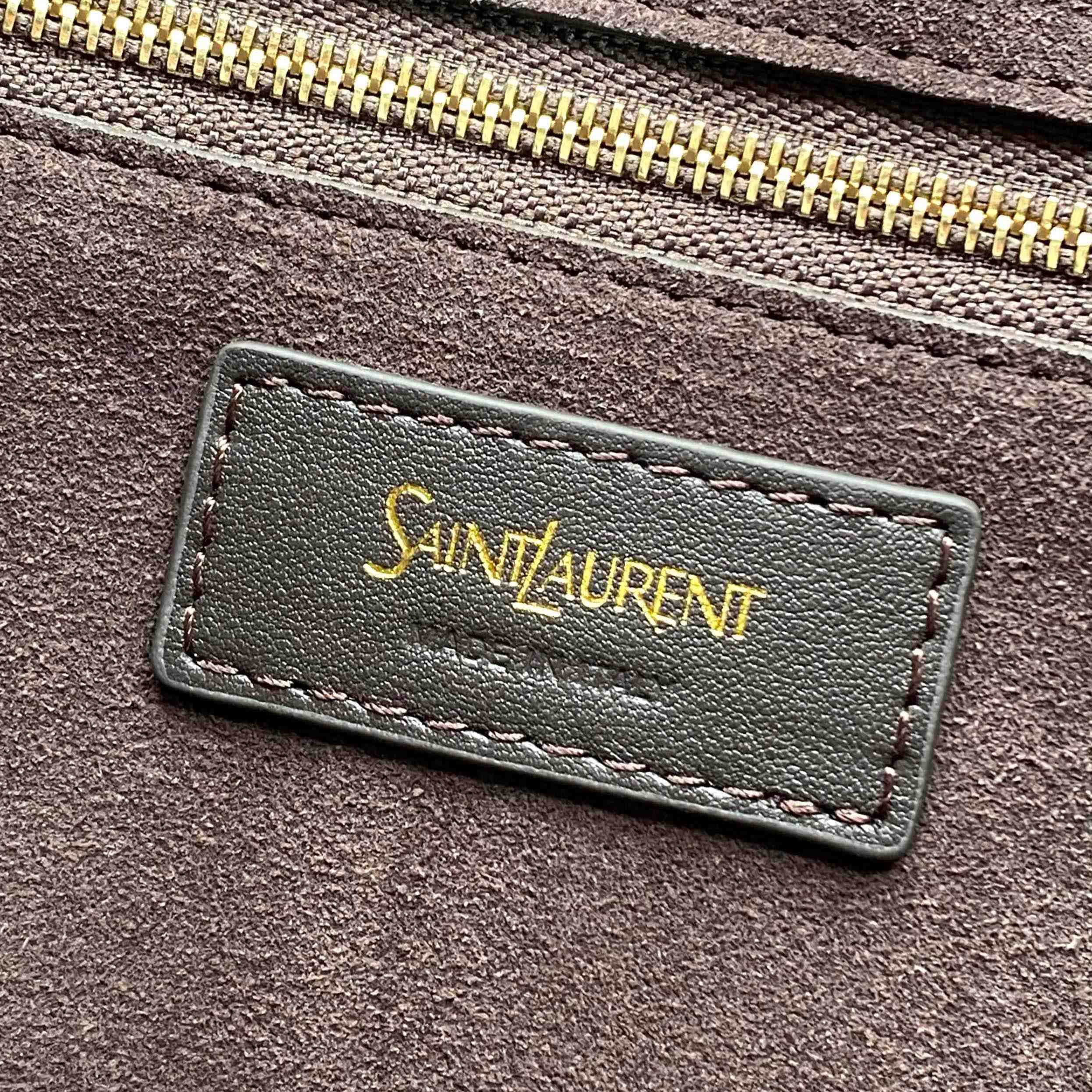 Saint Laurent MOMBASA Small In Leather - FashionPlug
