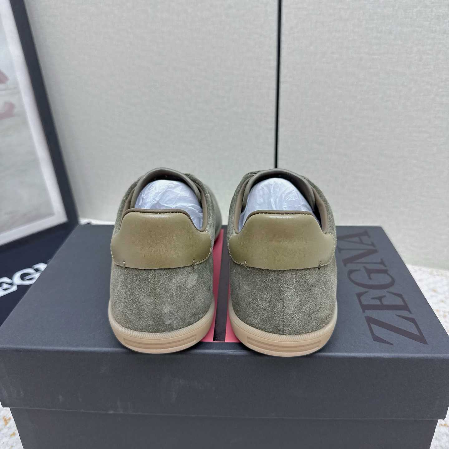 Zegna 232 Suede Sneakers - FashionPlug