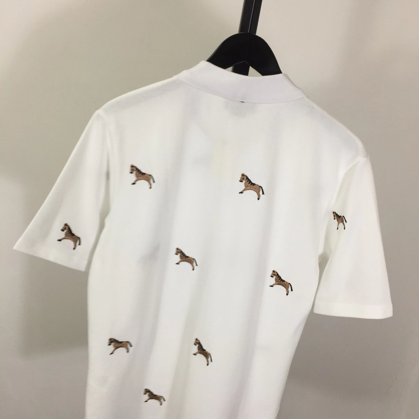 Thom Browne Lunar New Year Pique Horse Embroidery Polo - FashionPlug