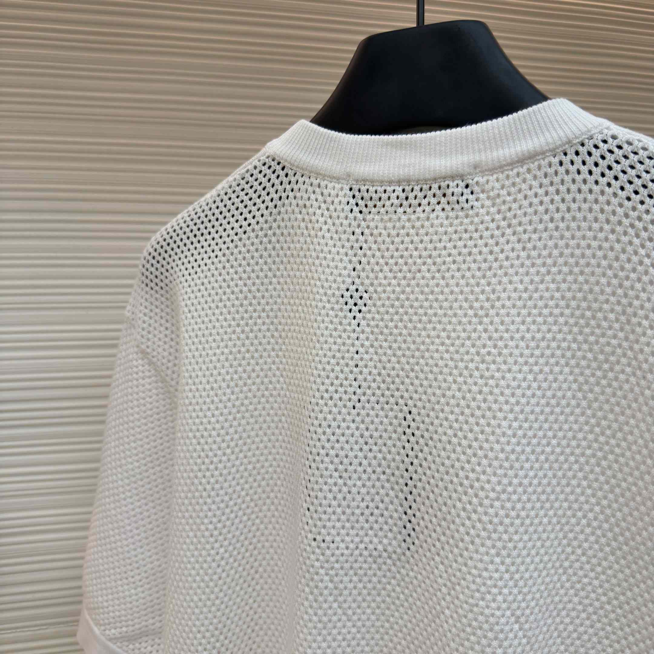 Louis Vuitton Cotton-Cashmere Short-Sleeved Crewneck  - FashionPlug