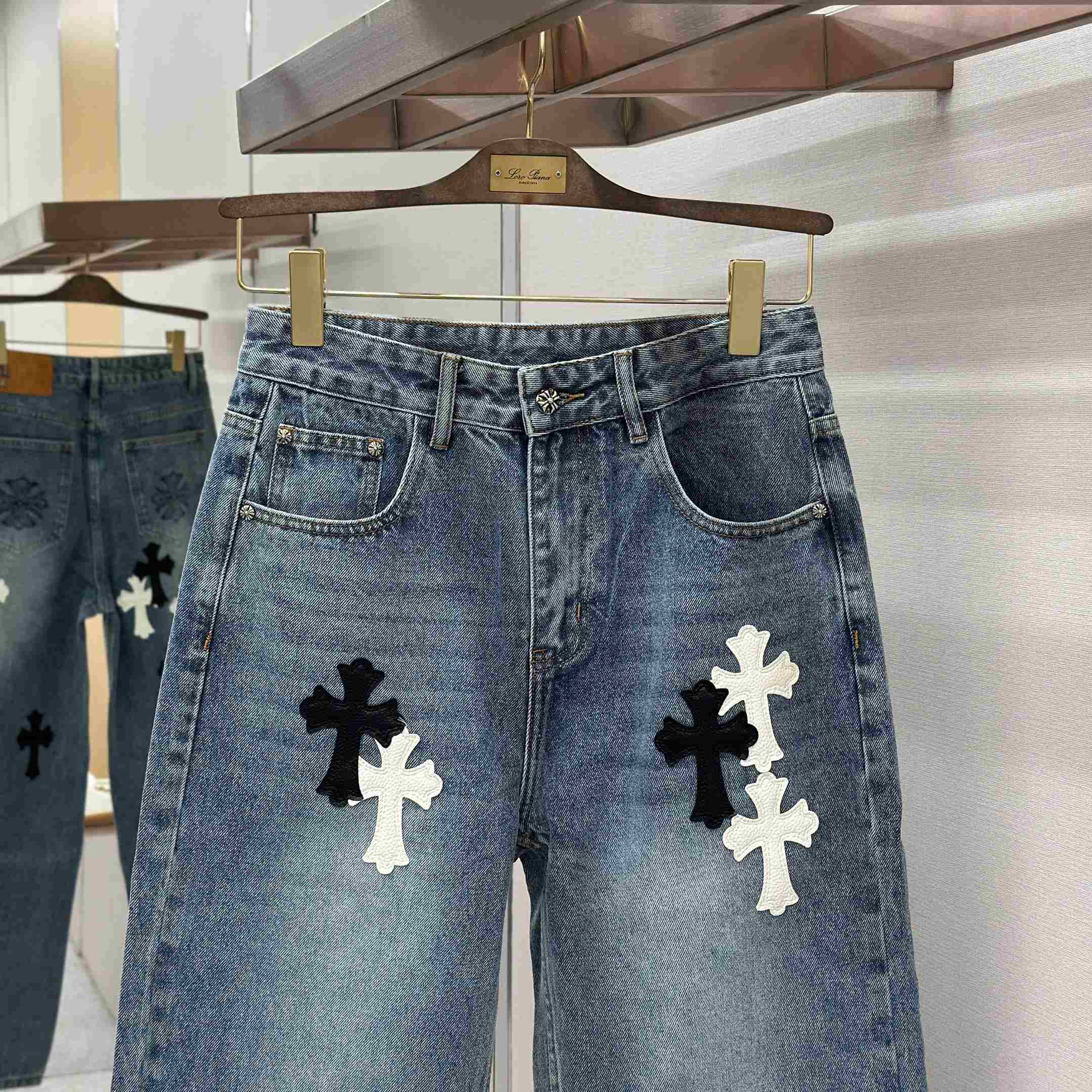 Chrome Hearts Jeans - FashionPlug